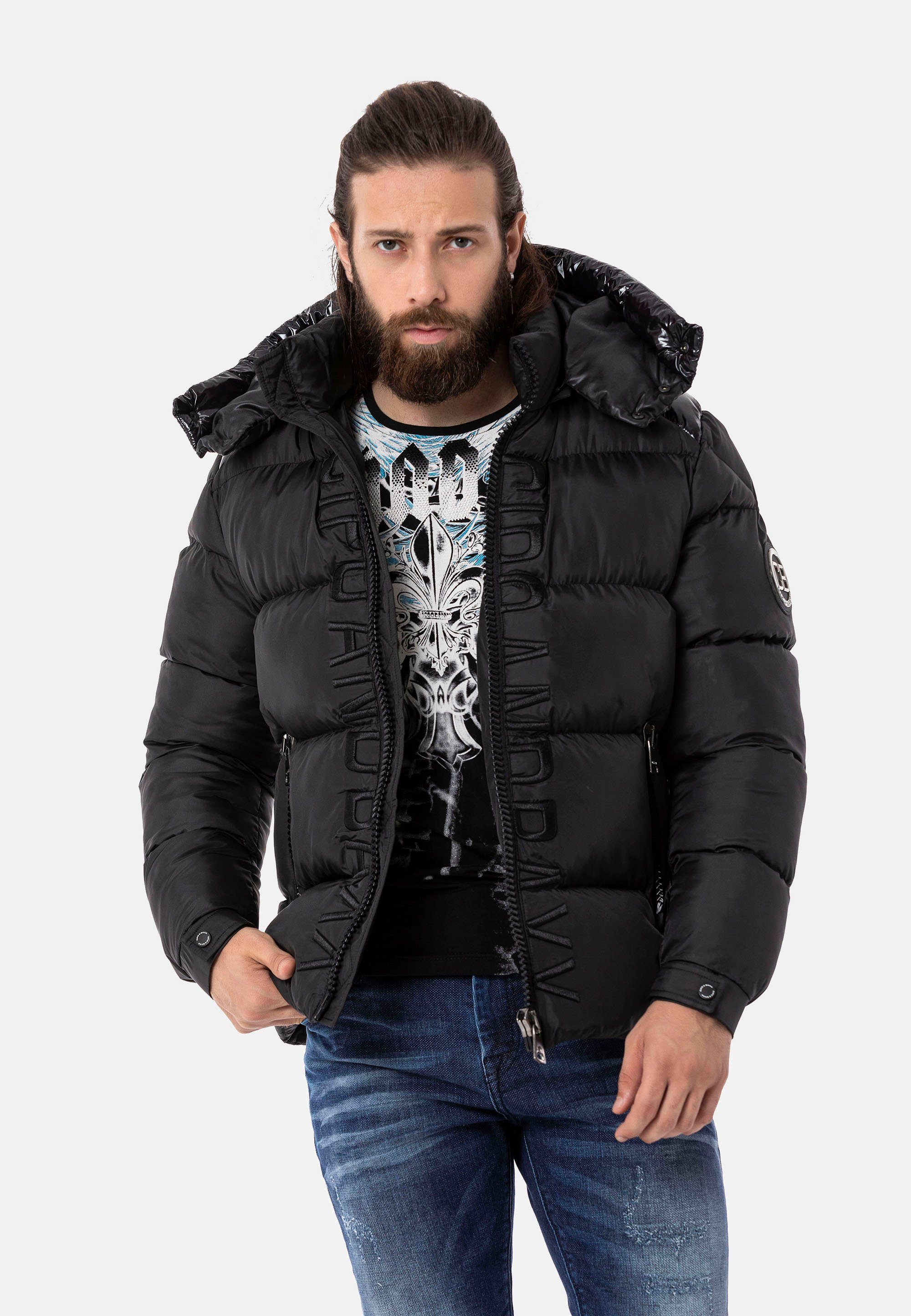 Baxx & schwarz coolem Cipo Look in Bomberjacke