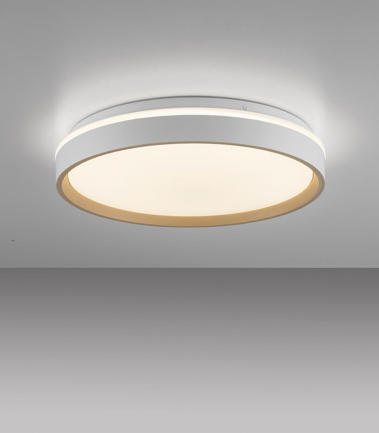 JUST LIGHT LED Deckenleuchte MIO, Weiß, günstig online kaufen