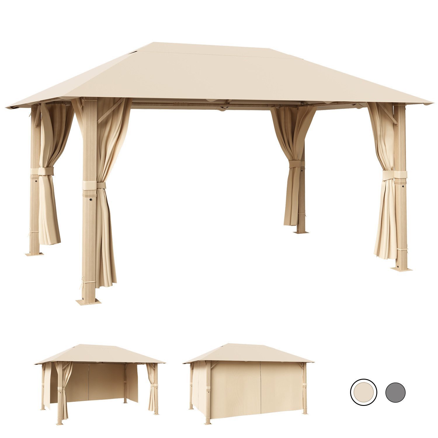 HOMALL Pavillon Alu Pavillon Festzelt Größen günstig online kaufen