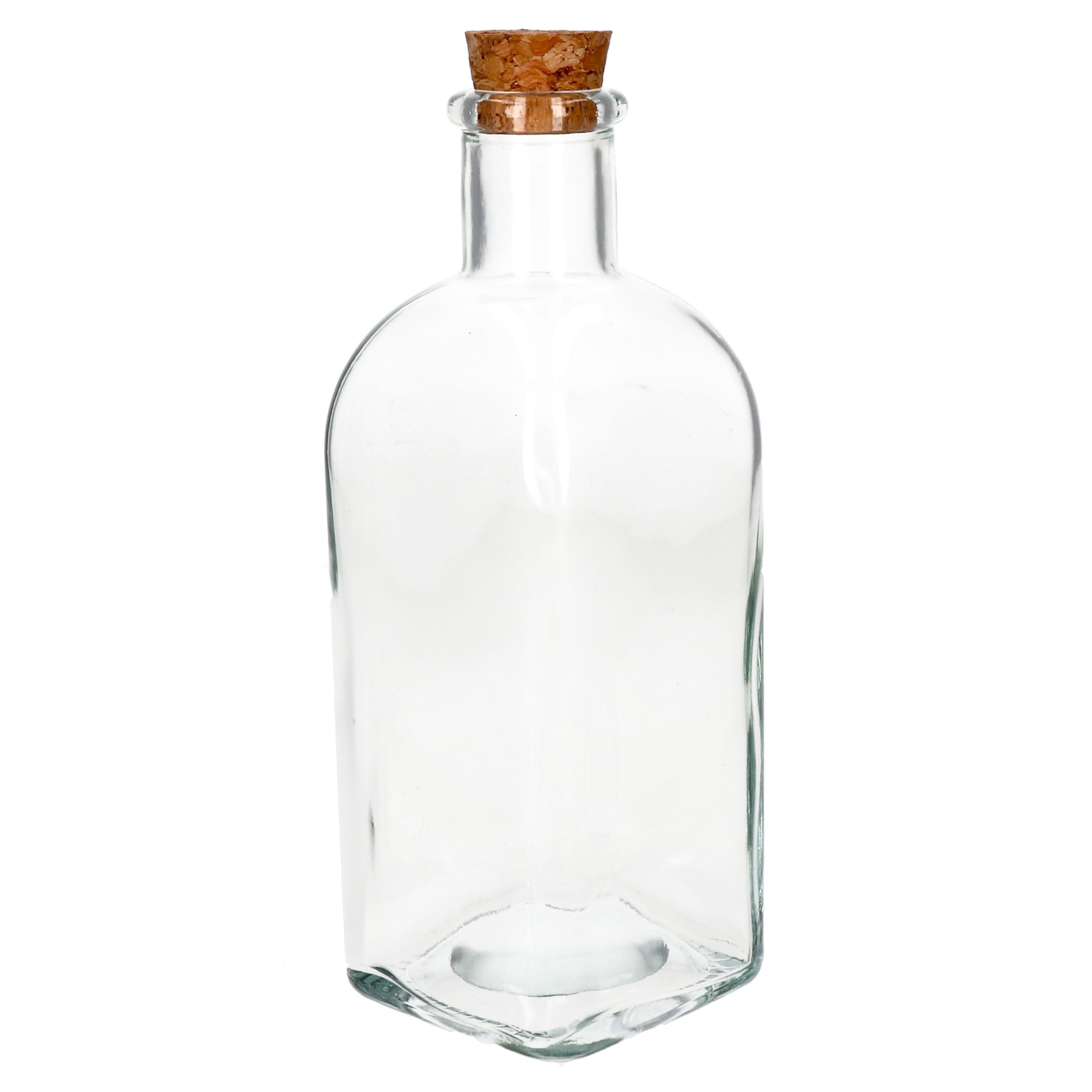 Korkverschluss Glas 6er Flasche Vorratsglas Vivalto 79886, MamboCat Set 500ml