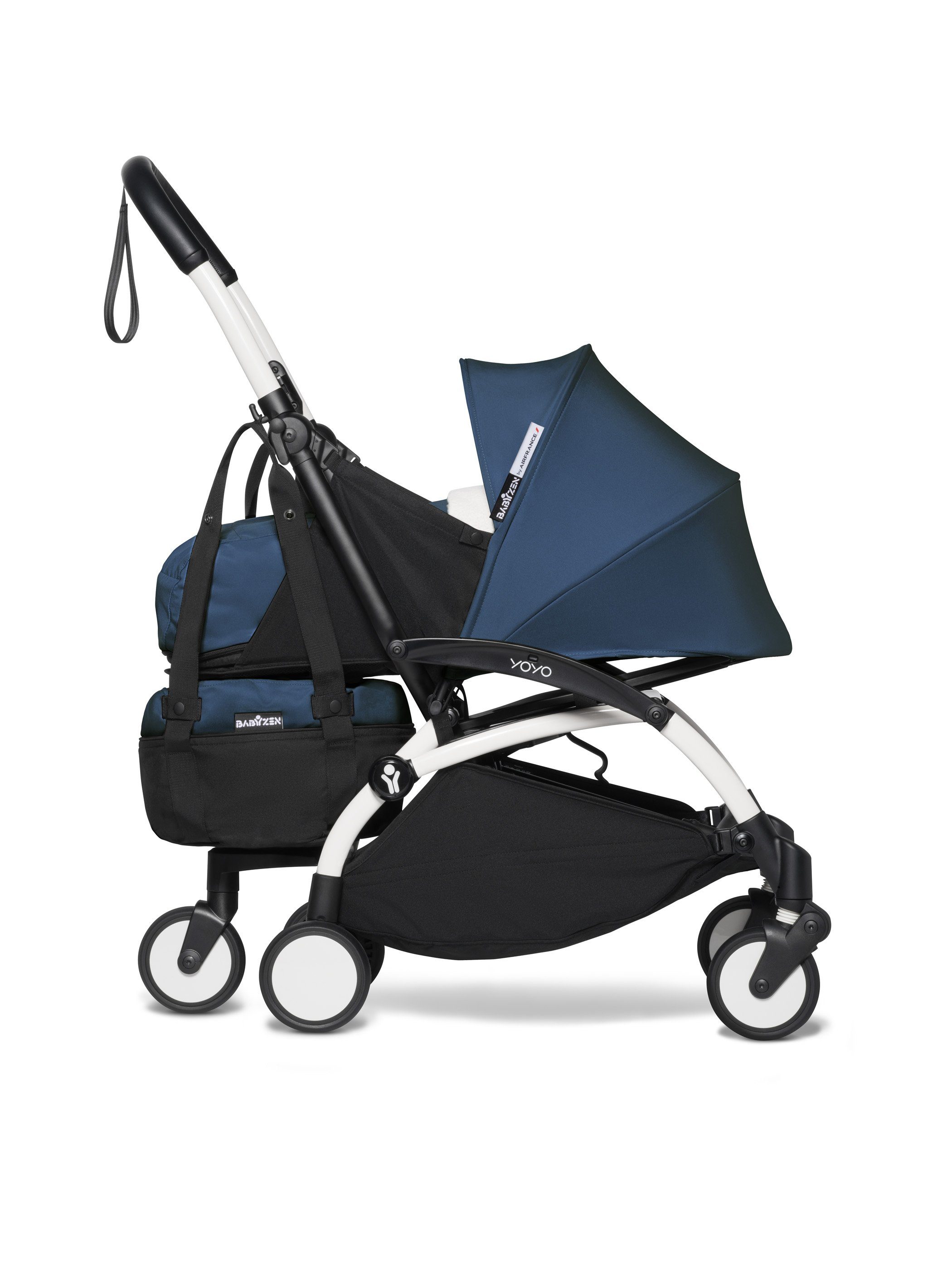 BABYZEN Kinderwagen-Tasche YOYO Bag-Einkaufstasche passend YOYO Blue für Gestell Navy
