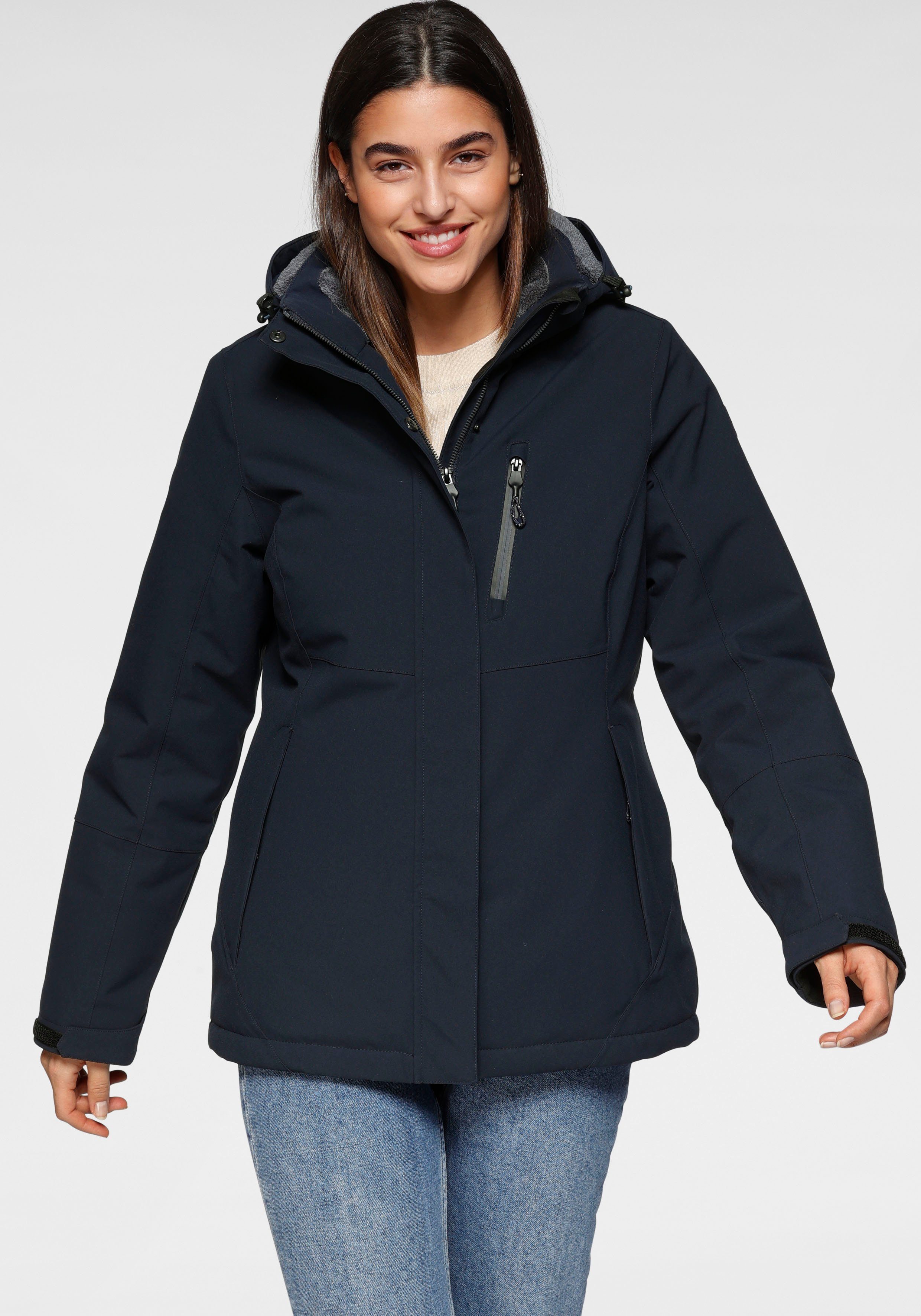 Killtec Outdoorjacke Winddicht marine & Atmungsaktiv & Wasserdicht