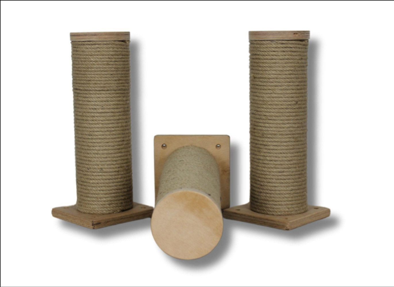 M-Diamant Katzen-Wandregal Kratzregal Kratzstamm Katzentreppe Wand Kletterstufe (3er-Pack), Mehrschichtiges Klettern