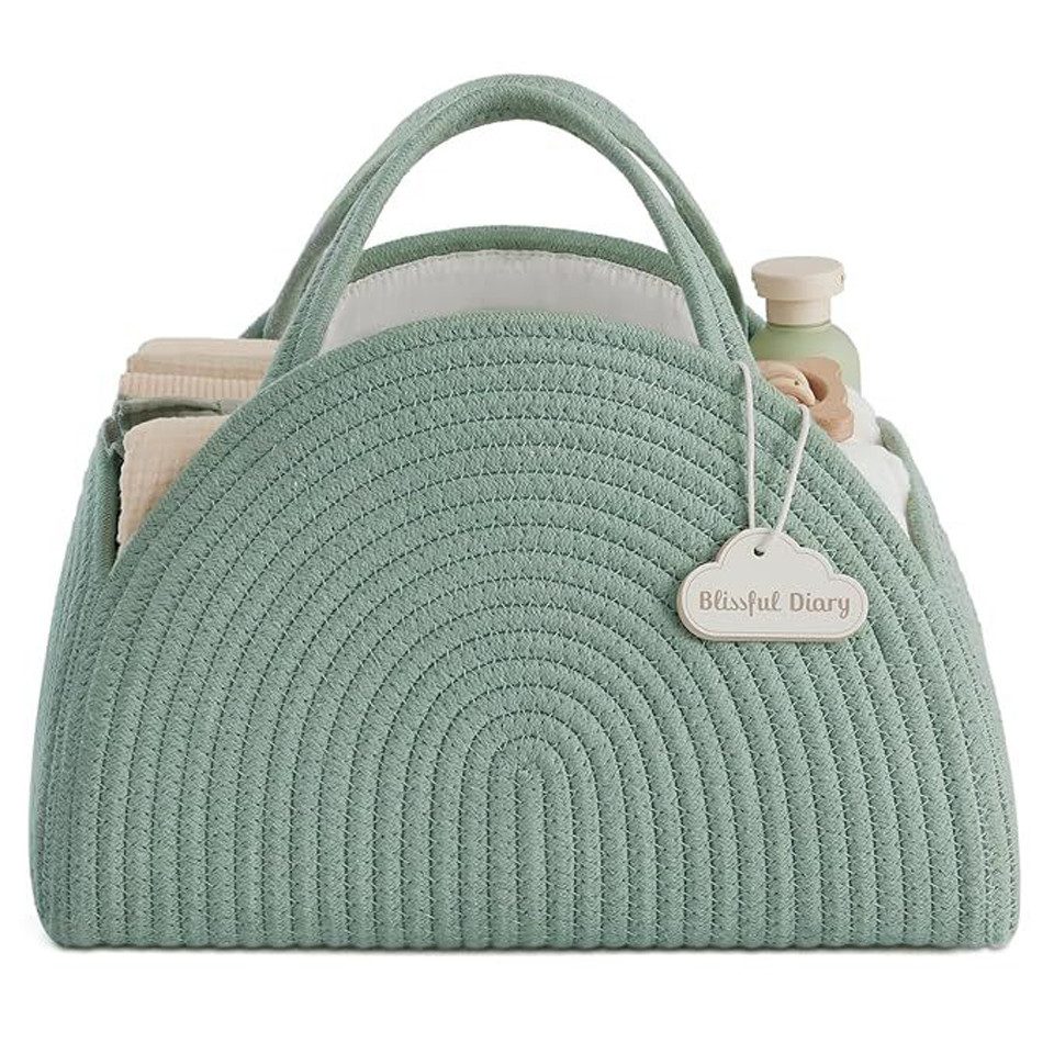 Coonoor Allzweckkorb Tragbarer Allzweckkorb, Baby Windeltasche, Windelaufbe günstig online kaufen