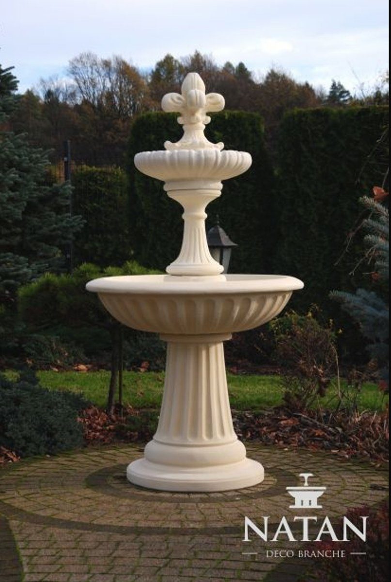 JVmoebel Skulptur Zierbrunnen Springbrunnen Brunnen Garten Fontaine Neu Teich Deko