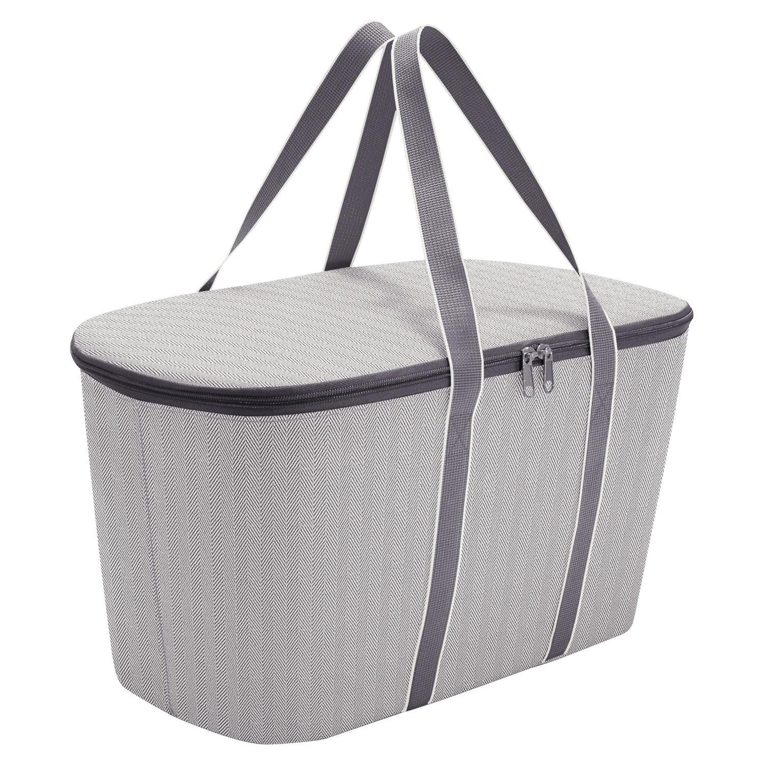 REISENTHEL® Kühltasche COOLERBAG, Grau, Schwarz, Polyester, 20 l, Thermobeschichtung, Wasserabweisend