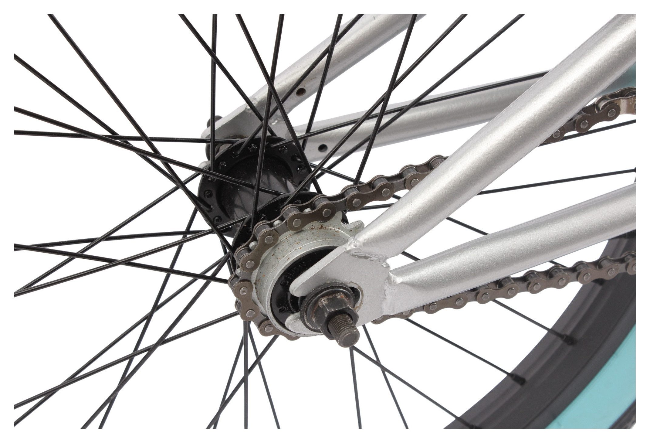 KHEbikes BMX-Rad KHE PARK 20 Zoll BMX Freestyle Bike – Silber – 11,1 kg, 1 Gang, 20 Zoll, 11.1kg, AFFIX 360° Rotor