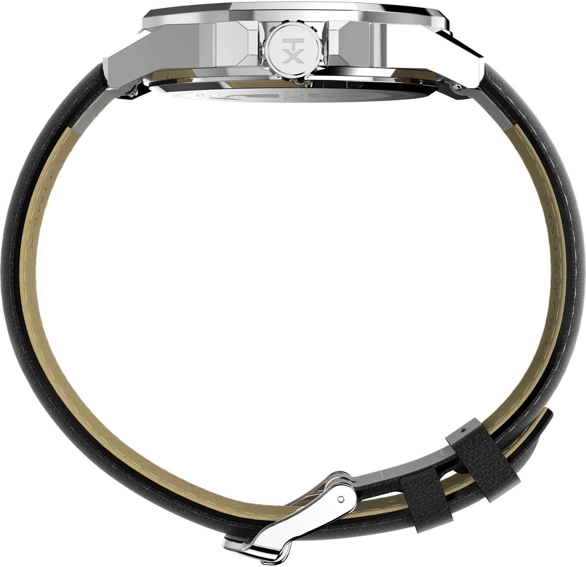 Timex Quarzuhr ESSEX TW2W92900AJ, Armbanduhr, Herrenuhr,Lederarmband,Datum, günstig online kaufen