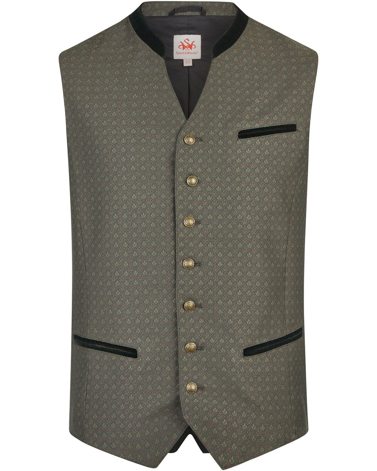 Spieth & Wensky Trachtenweste Jacquardweste Karlson