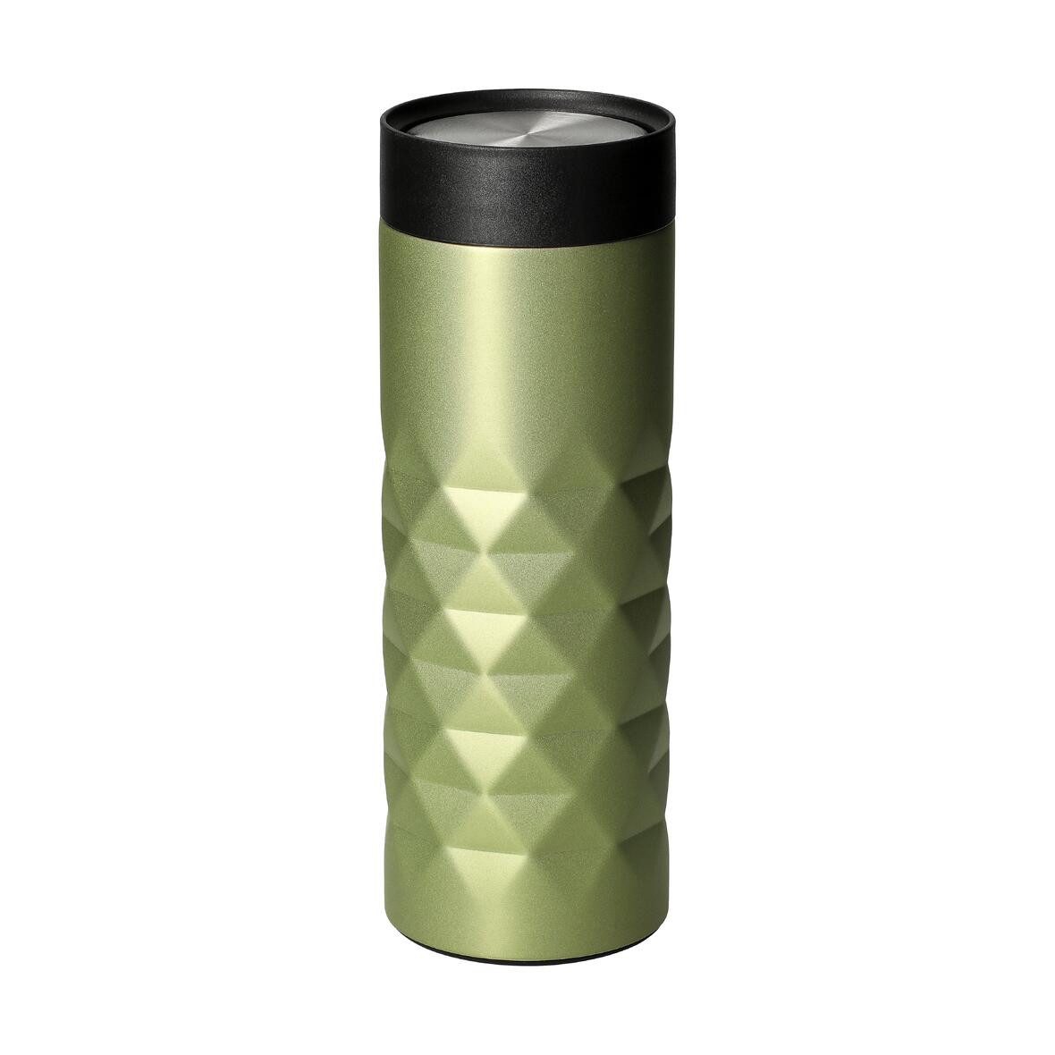 elasto Coffee-to-go-Becher Diamond 360 auslaufsicherer Thermobecher 450 ml, Kaffeebecher to go, Doppelwand, Leicht, Robust, 360 Grad Deckel