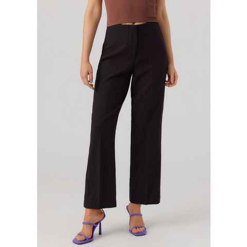 Vero Moda Anzughose VMSANDY HW STRAIGHT ANKLE PANT NOOS mit Stretch