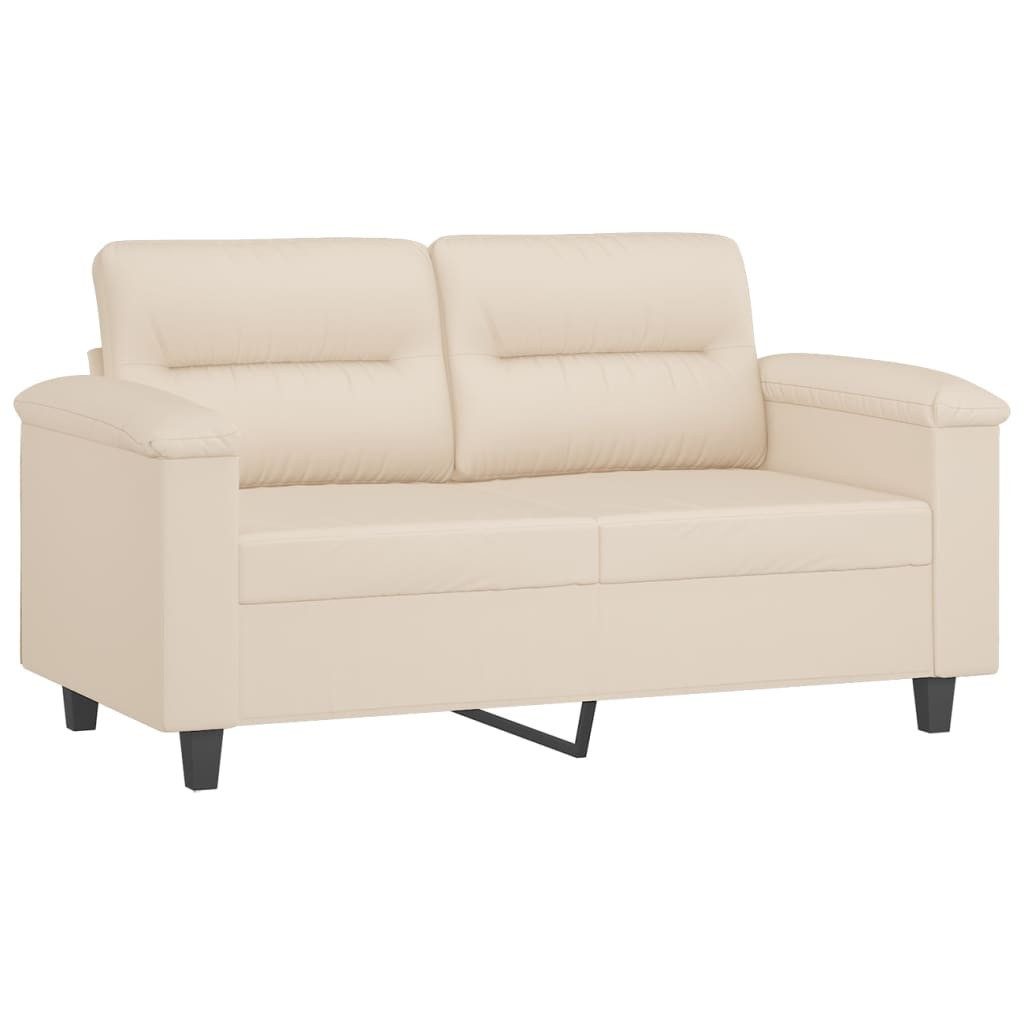 vidaXL Sofa 2-tlg. Sofagarnitur mit Kissen günstig online kaufen