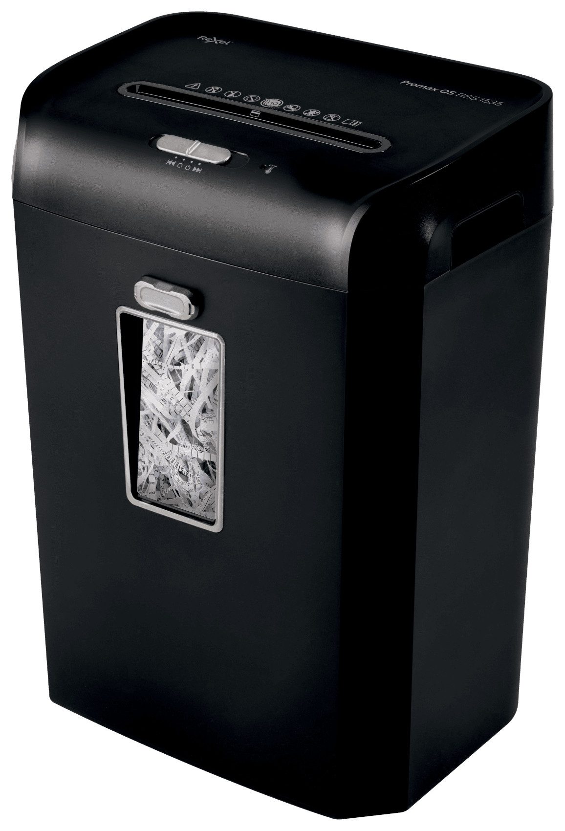 REXEL Reißwolf ProMax QS RSS1535, Streifenzerkleinerung, 22 cm, 6 mm, 35 l, 58 dB, Sc