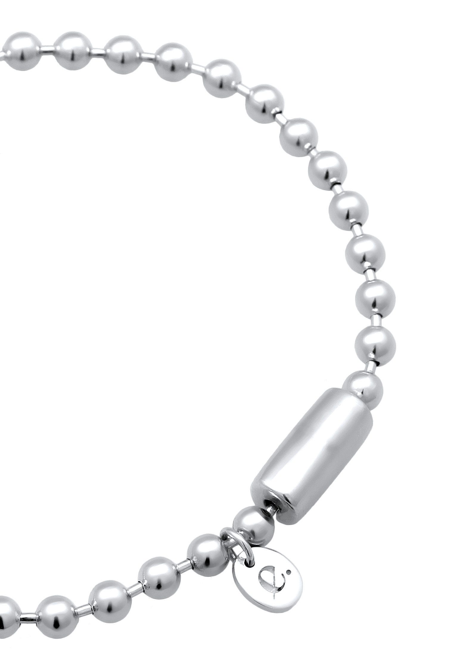 Elli Premium Armband Kugelkette 925 Sterling Silber Rhodiniert (kein Set, 1-tlg)