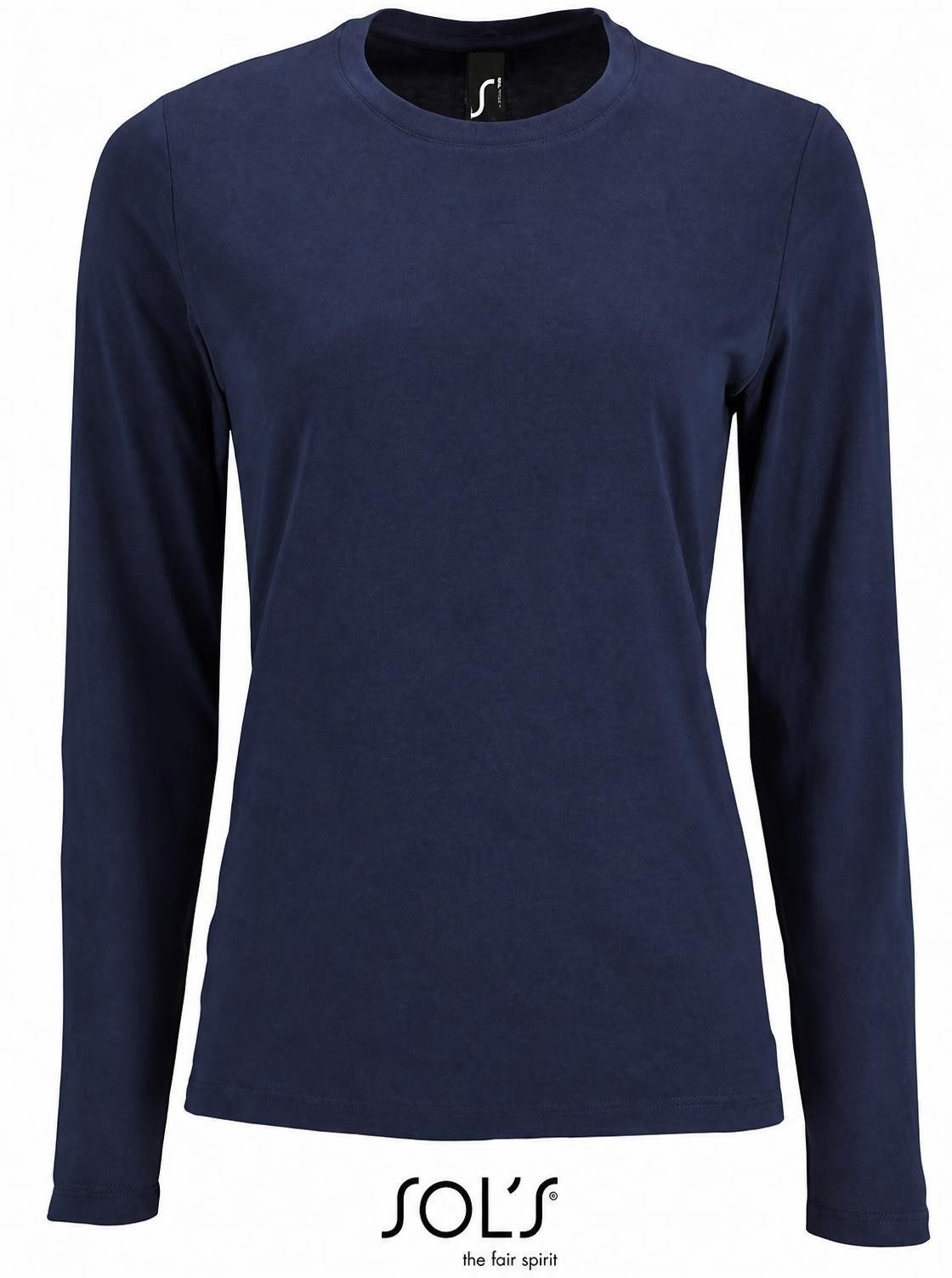 SOLS Rundhalsshirt Damen Long-Sleeve T-Shirt Imperial