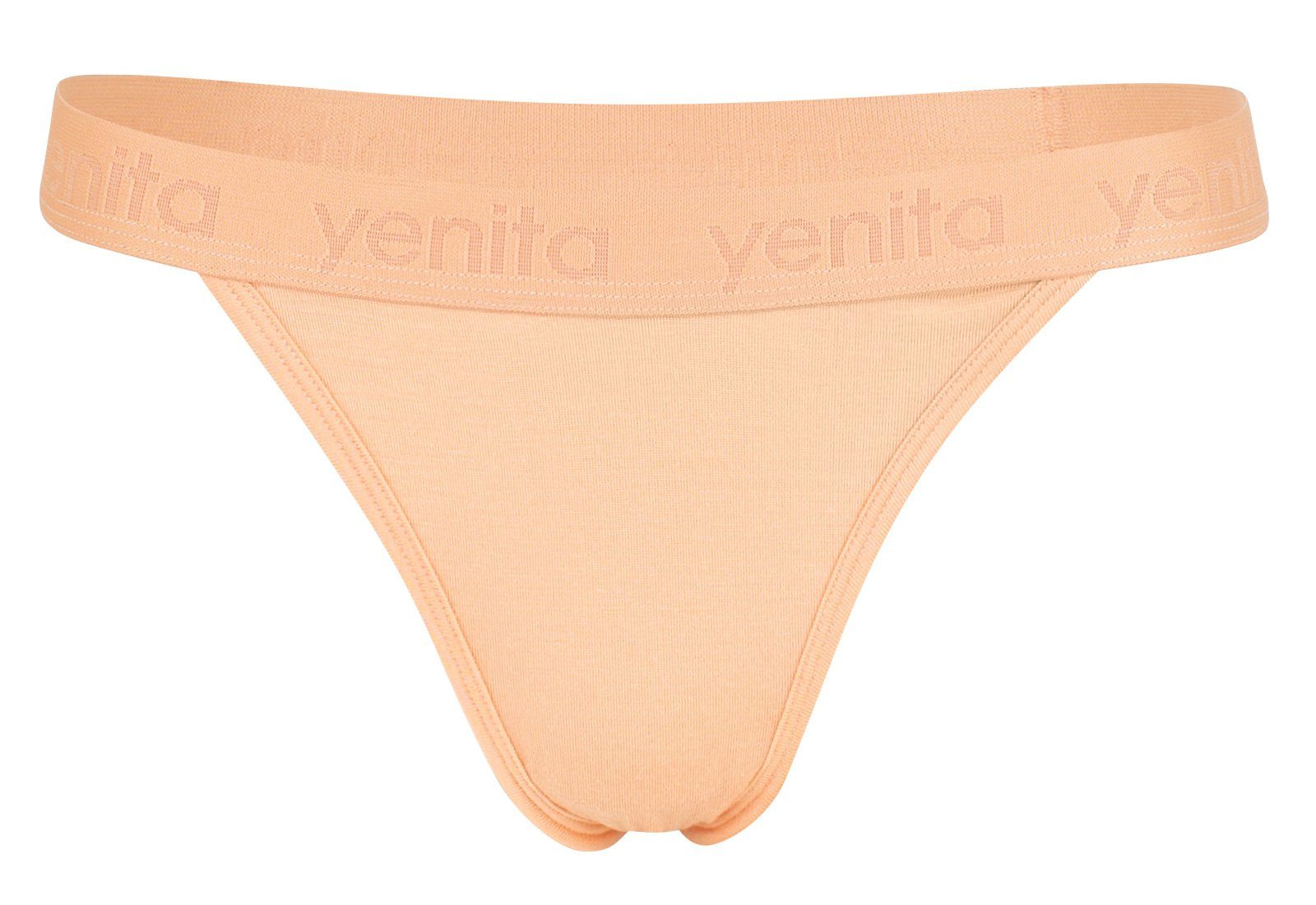 Yenita® String weich und atmungsaktiv durch Bambusviskose Peach