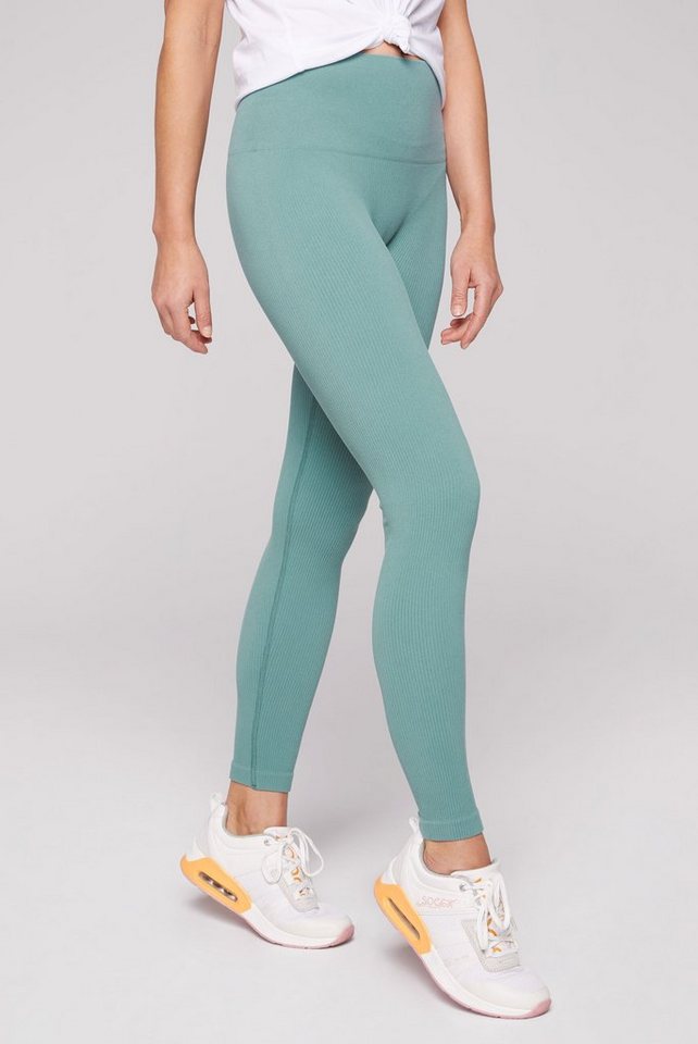 SOCCX Leggings mit Backprint, Enganliegend und seamless (nahtlos)