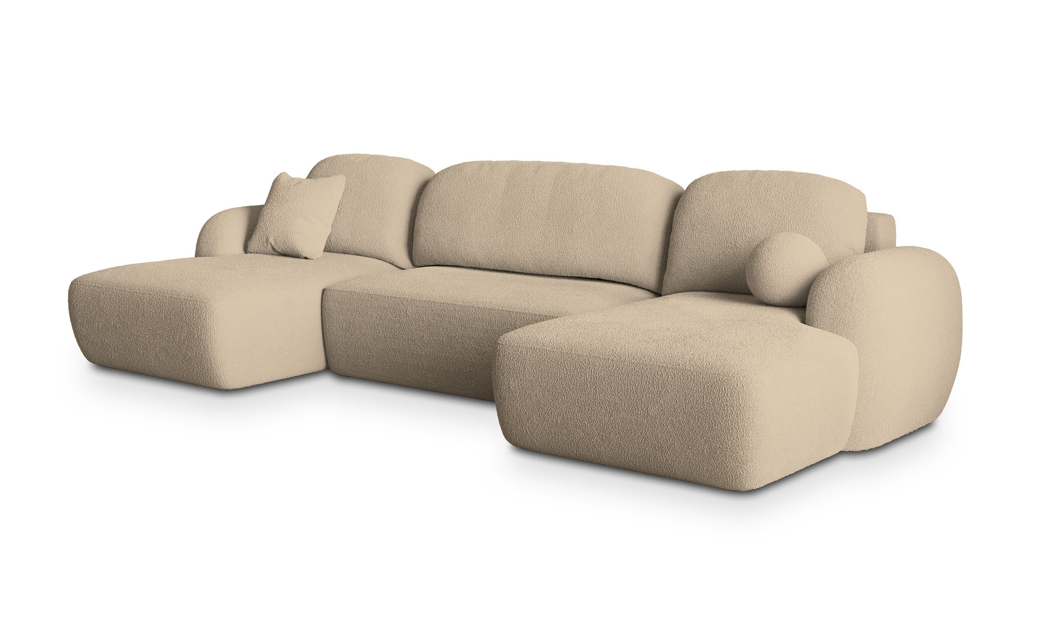 Masseno Ecksofa SAVONA mit Schlaffunktion U-Form, günstig online kaufen