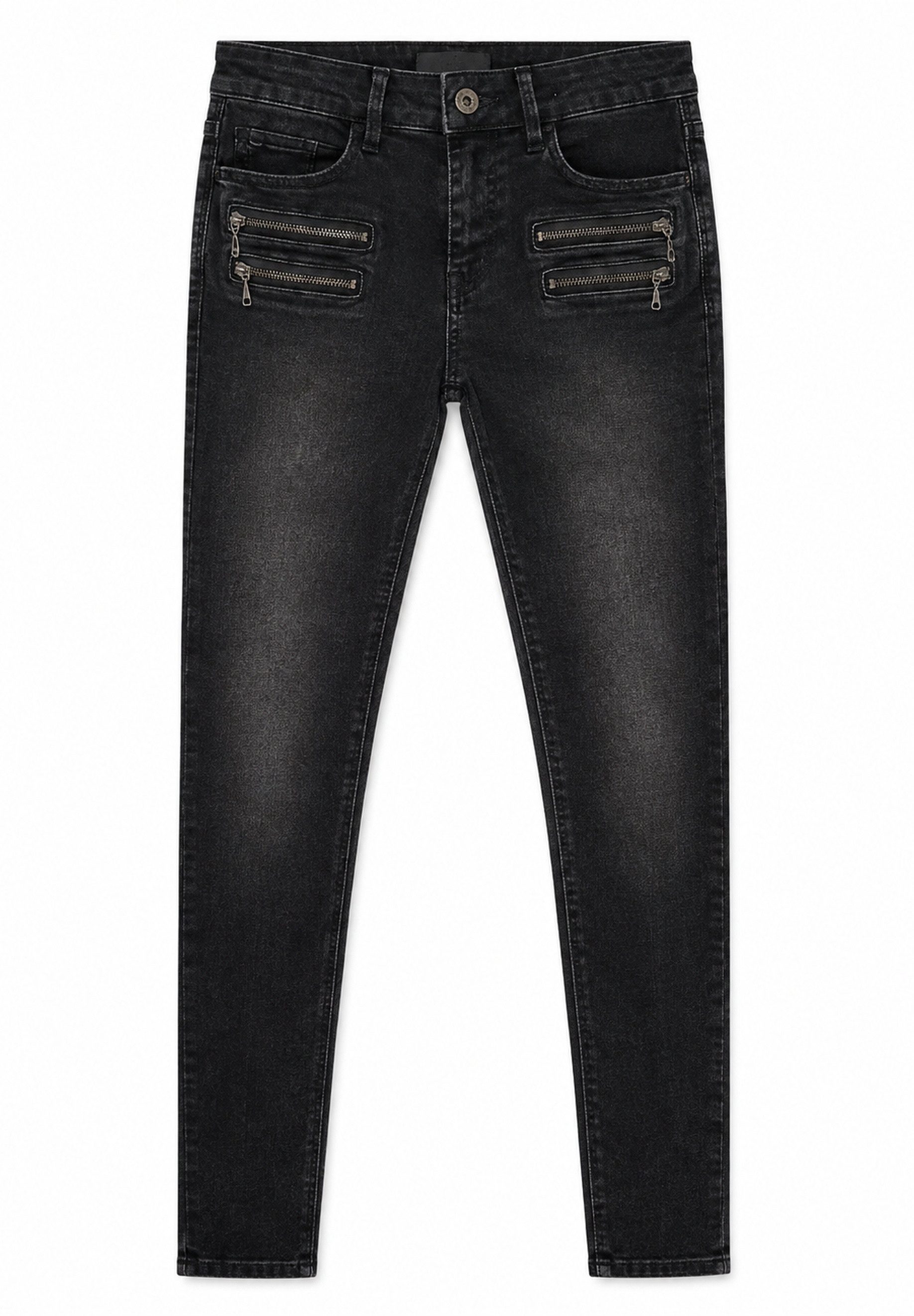 GIRL VIVI High-waist-Jeans Highwaist Skinny