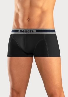 Bench. Boxershorts (Packung, 4-St) in Hipster-Form mit Overlock-Nähten vorn