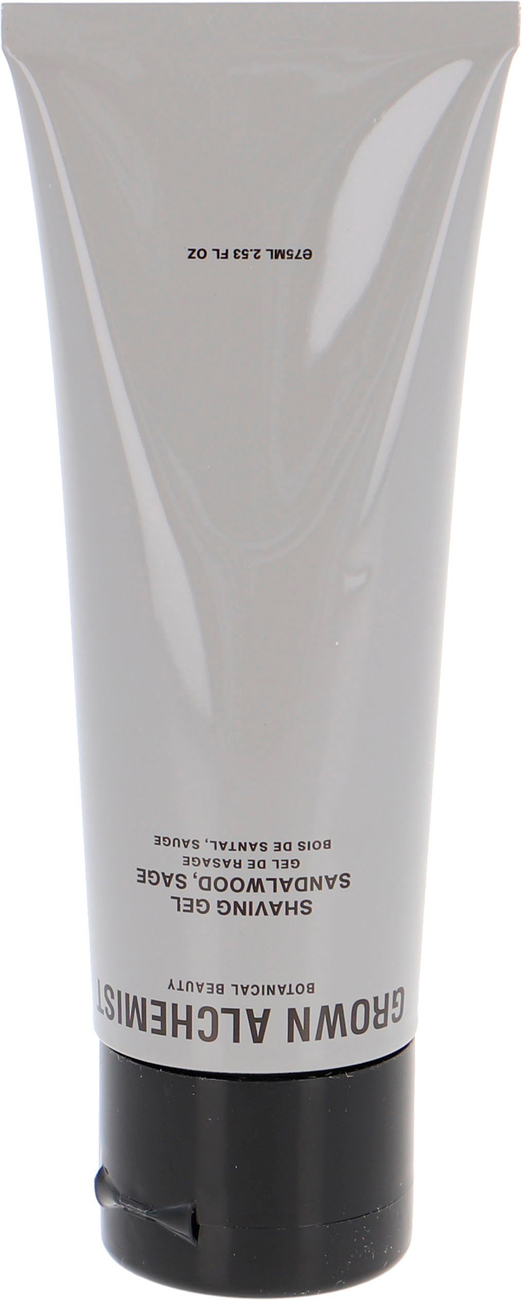 GROWN ALCHEMIST Rasiergel Shaving Gel: Sandalwood, Sage, mit einem Mix aus Sandelholz und Salbei