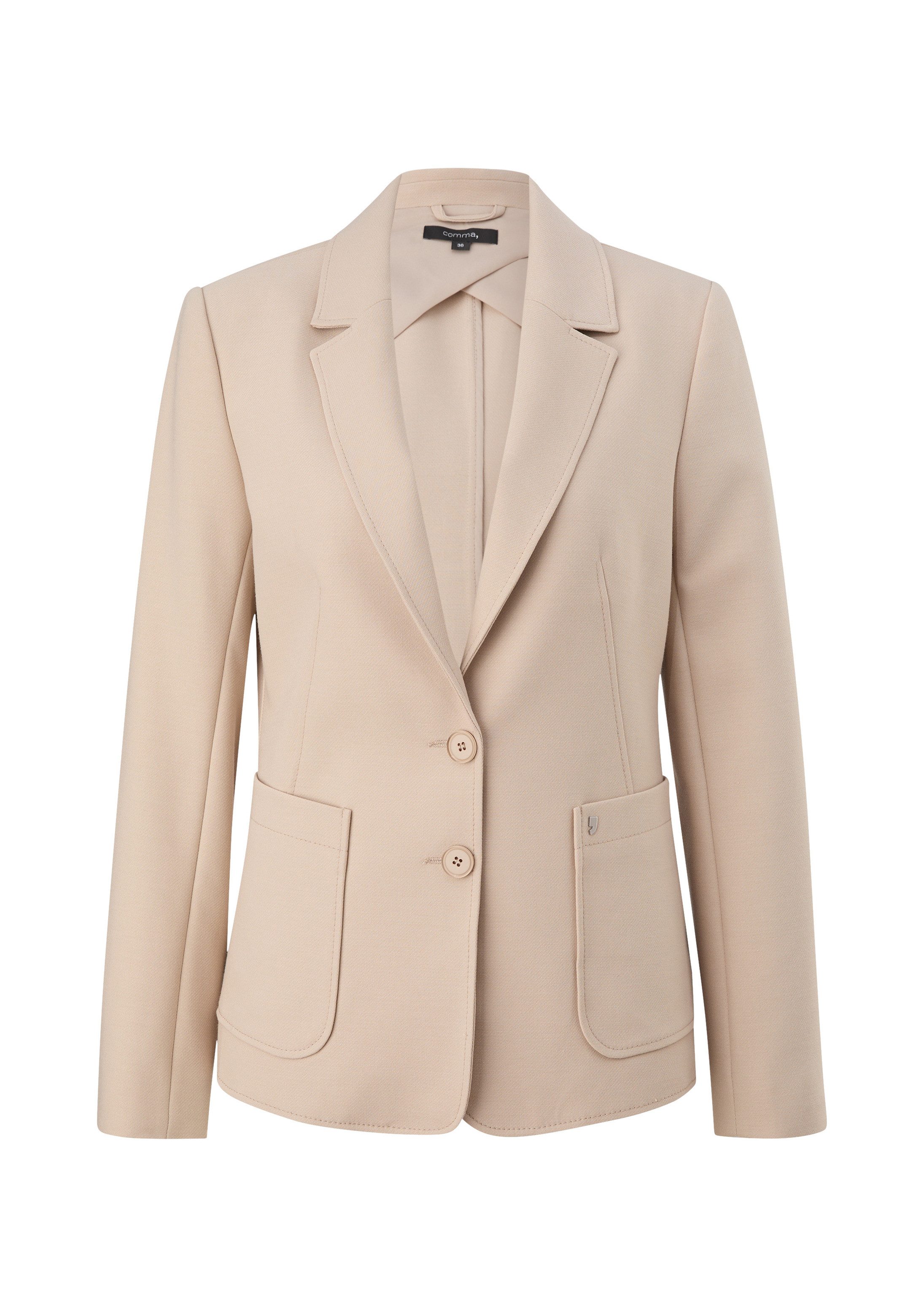 comma Jackenblazer Indoor-Blazer Blazer aus Viskosemix