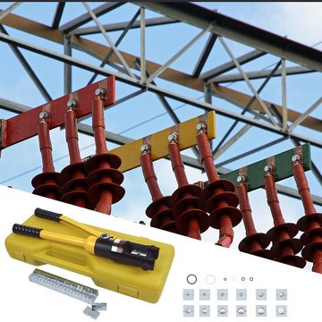 AUFUN Crimpzange Hydraulische Kabelschuhe, Presszange, Quetschzange