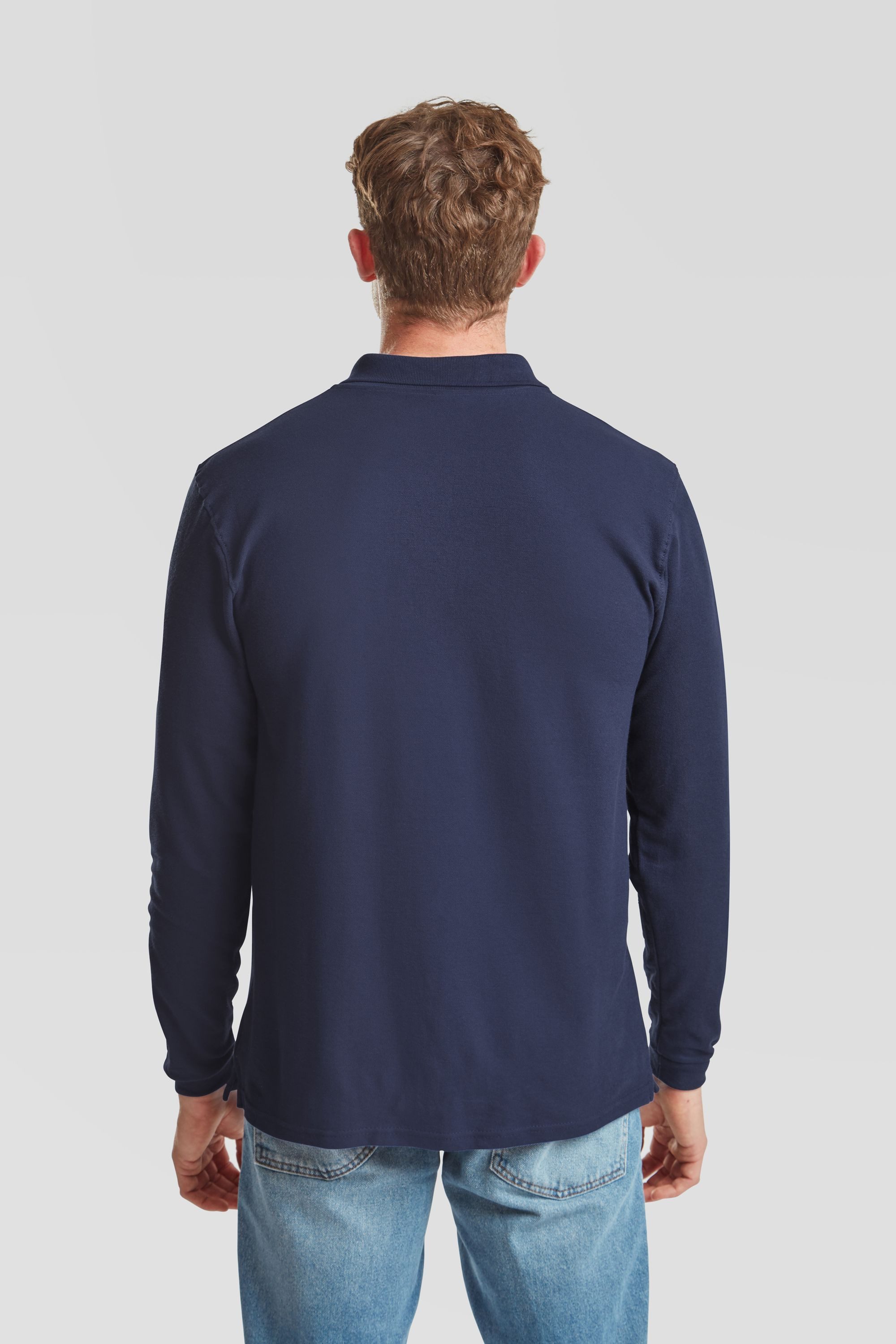 Fruit of the Loom Poloshirt Fruit of the Loom Premium Long Sleeve Polo