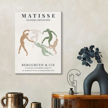 Posterlounge Leinwandbild TAlex, Henri Matisse Dance, Wohnzimmer Modern Illustration