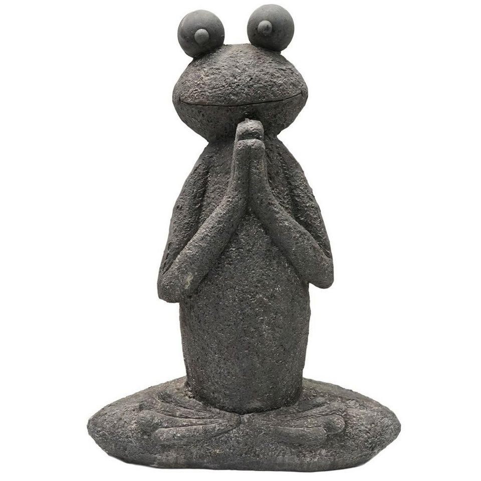 SVITA Buddhafigur (1 St), Yoga-Frosch, Gartenfigur, Meditations-Haltung,  Indoor, Outdoor