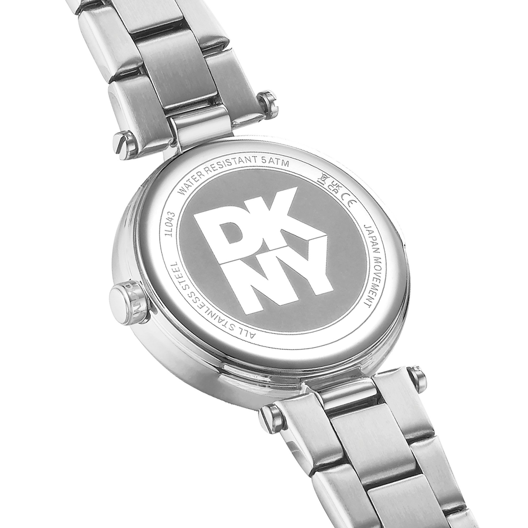 DKNY Quarzuhr Essential Mini DK1L043M0045, Armbanduhr, Damenuhr, Edelstahlarmband, analog