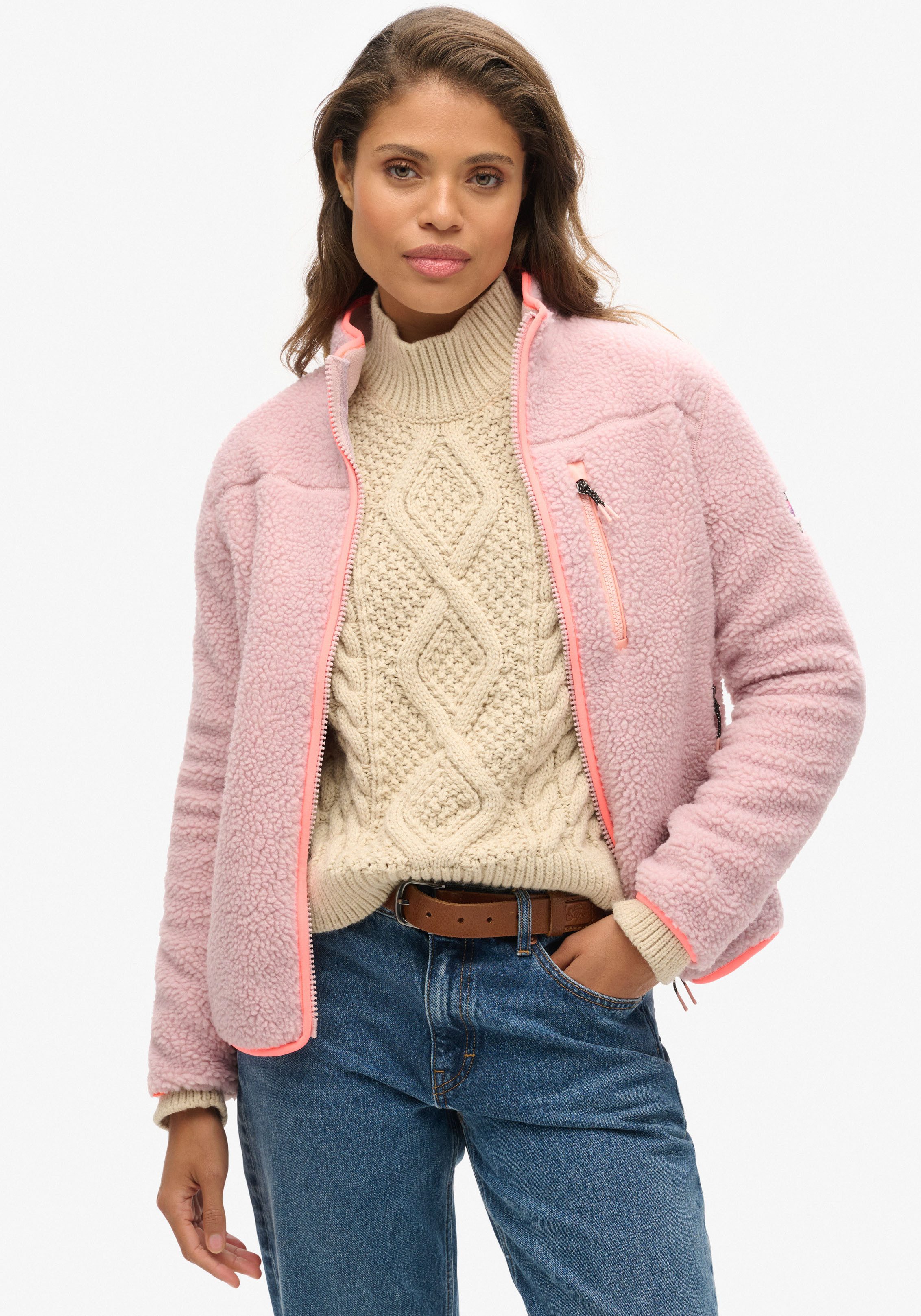 Superdry Fleecejacke OUTDOOR FULL ZIP FLEECE günstig online kaufen