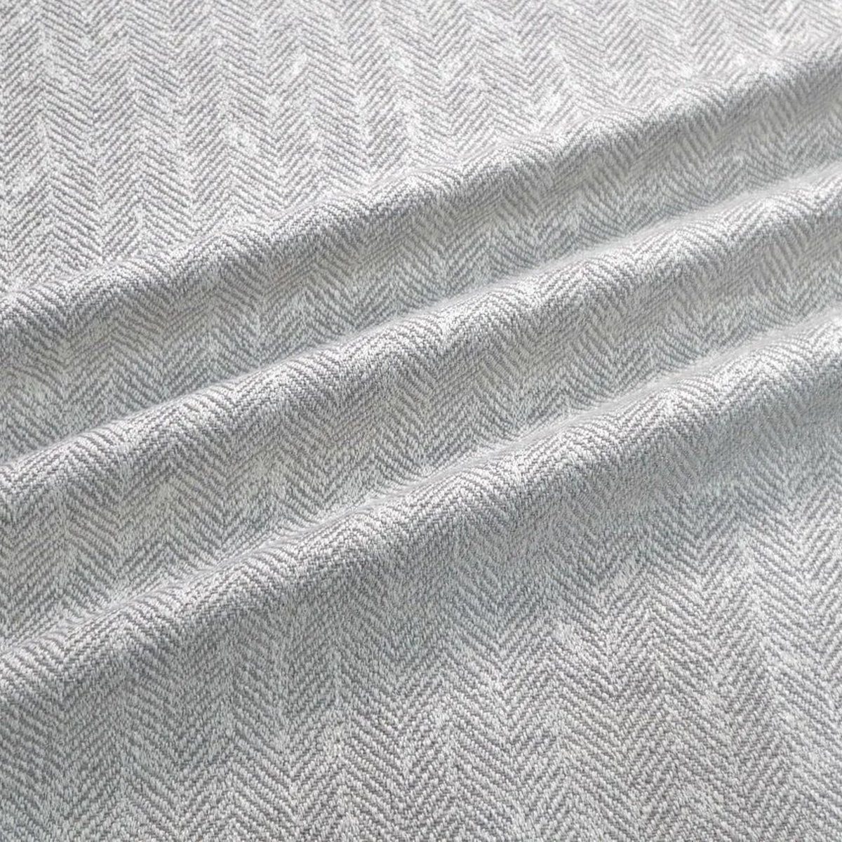 Thumbnail - Stofferia Stoff Polsterstoff Recycling Jacquard Tierra Pewter, Breite 138 cm, Meterware