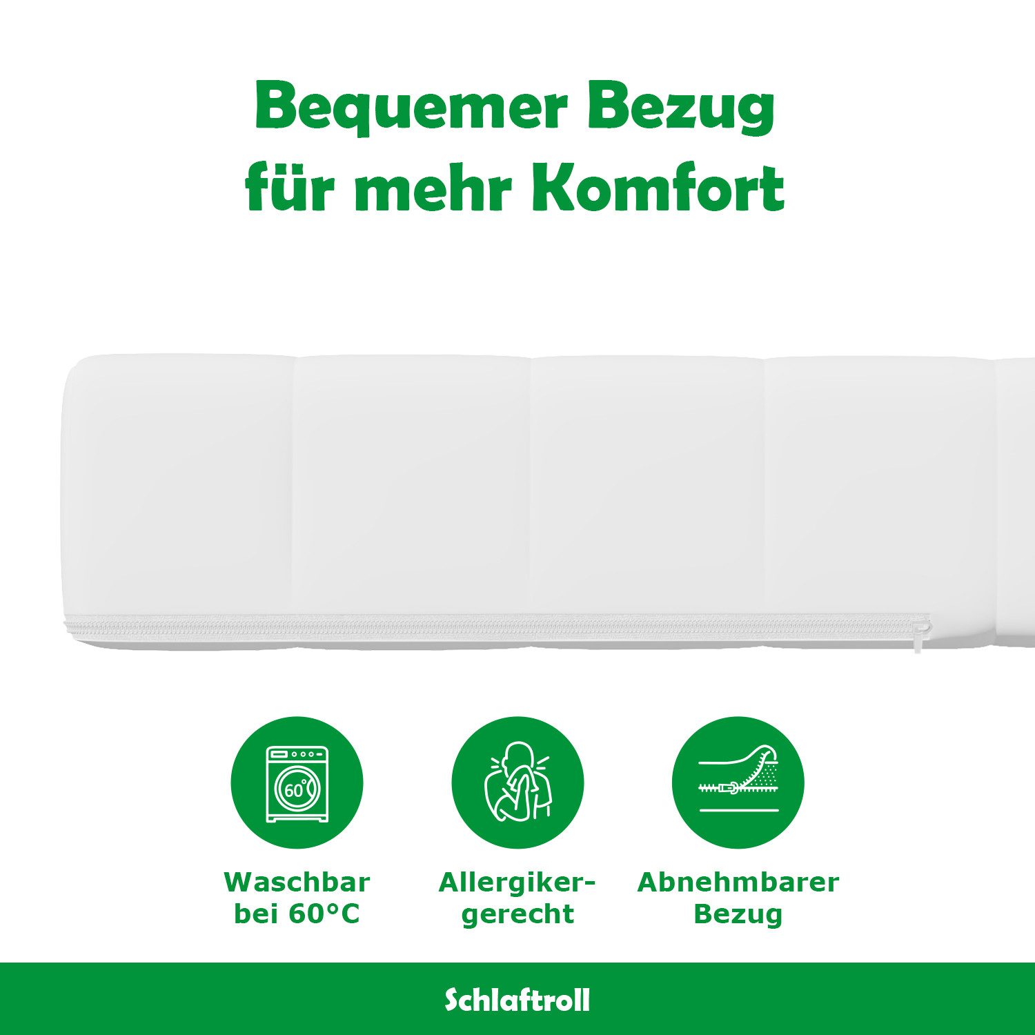 Komfortschaummatratze H2 H3, ergonomische Kaltschaummatratze, Schlaftroll, günstig online kaufen