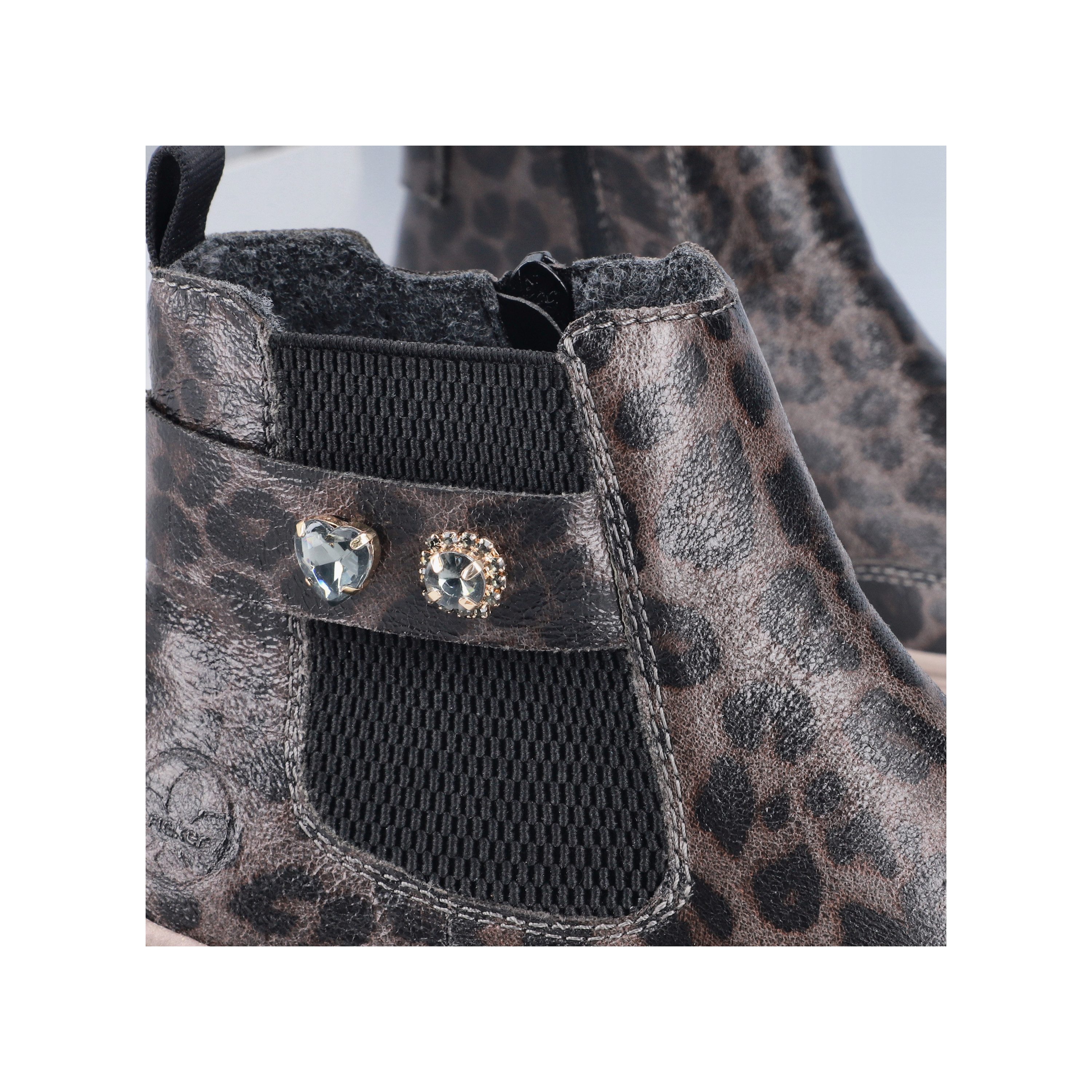 Rieker Chelseaboots Plateaustiefelette, Casual-Boots mit seitlichem Stretcheinsatz