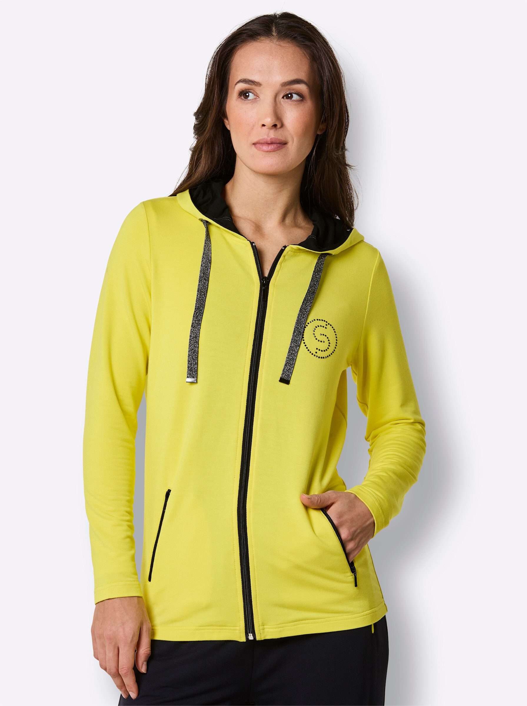 creation L Trainingsjacke Modal-Viskose-Jacke Langarm