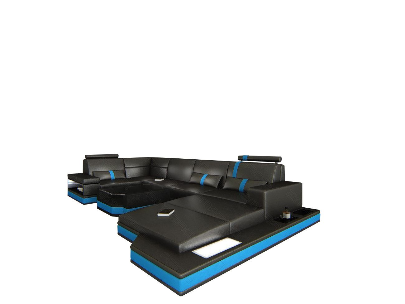 Sofa Dreams Wohnlandschaft Ledersofa Ledercouch Messana günstig online kaufen