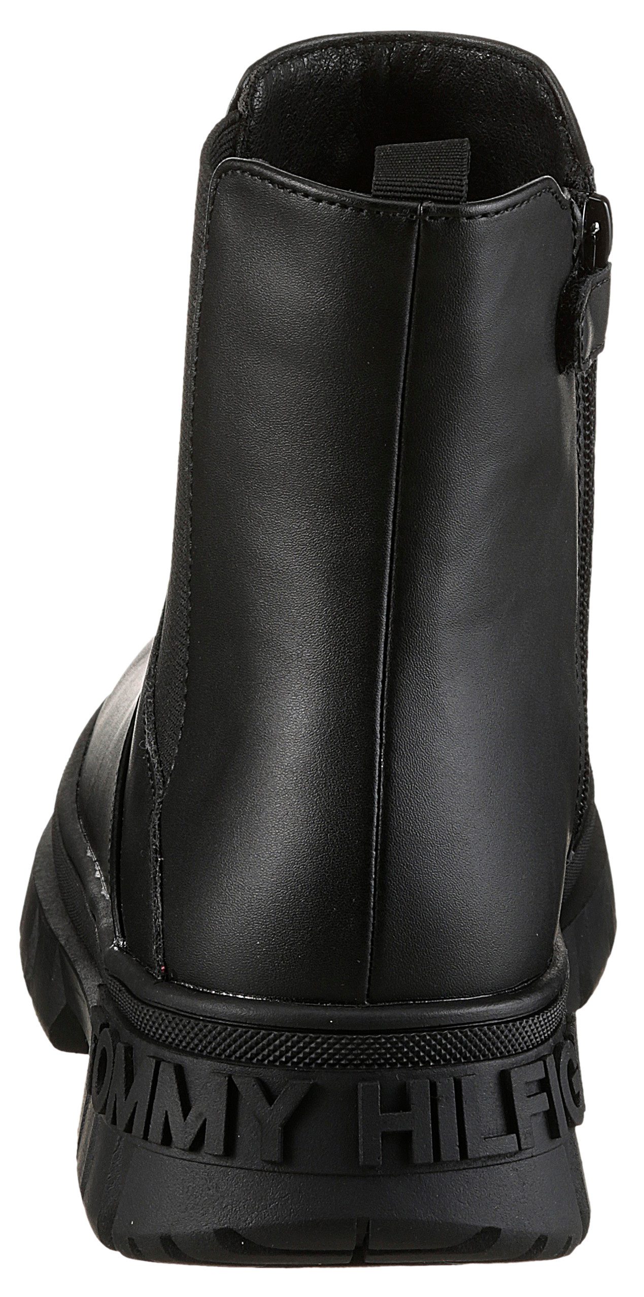 Tommy Hilfiger Chelseaboots Chunky Boots mit Innenreißverschluss