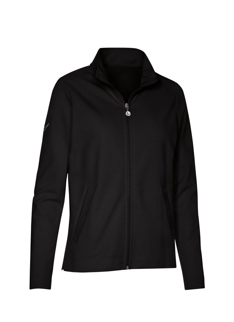 Trigema Sweatjacke TRIGEMA Jacke mit funkelnden Strass-Steinen (1-tlg) günstig online kaufen