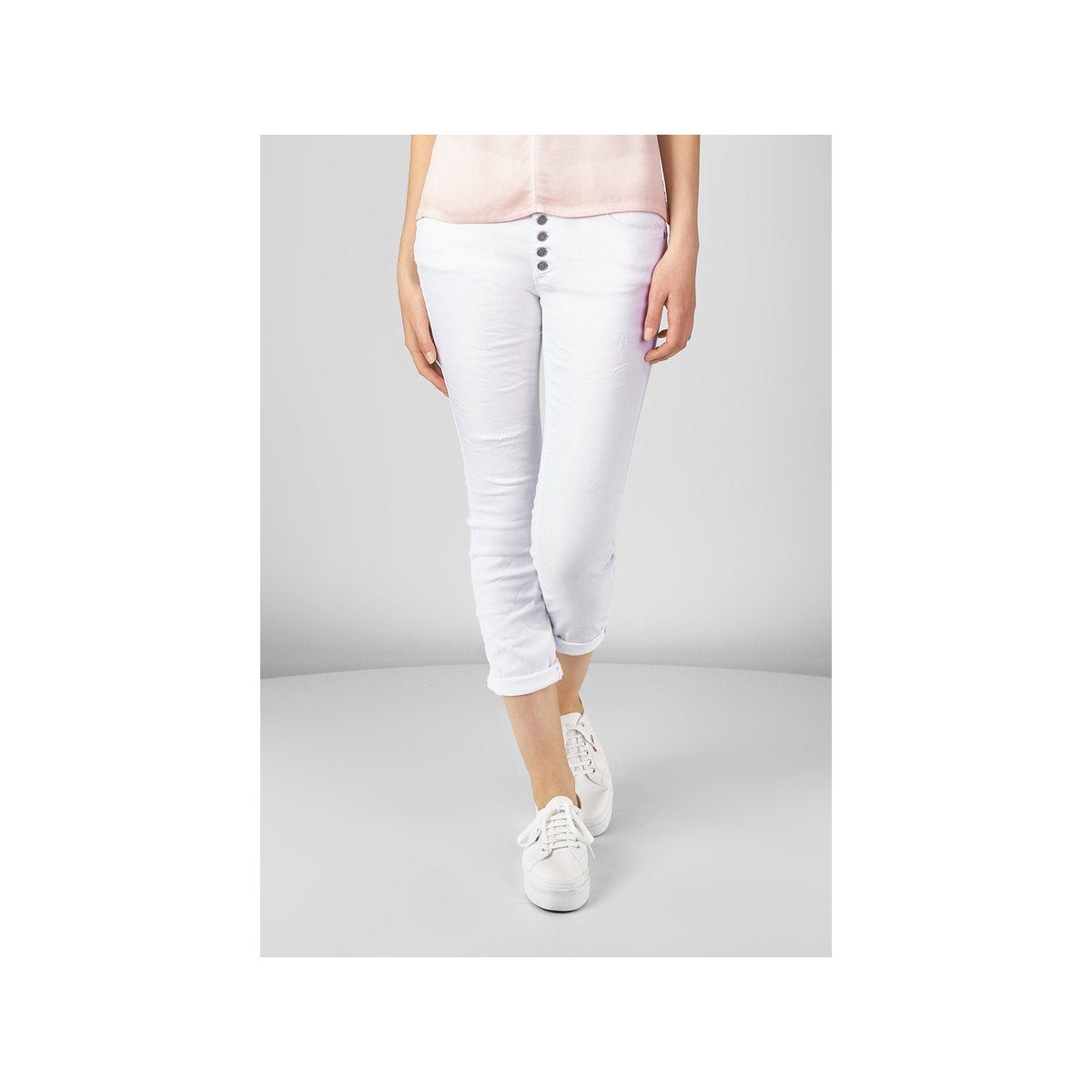 STREET weiß ONE (1-tlg) 5-Pocket-Jeans regular