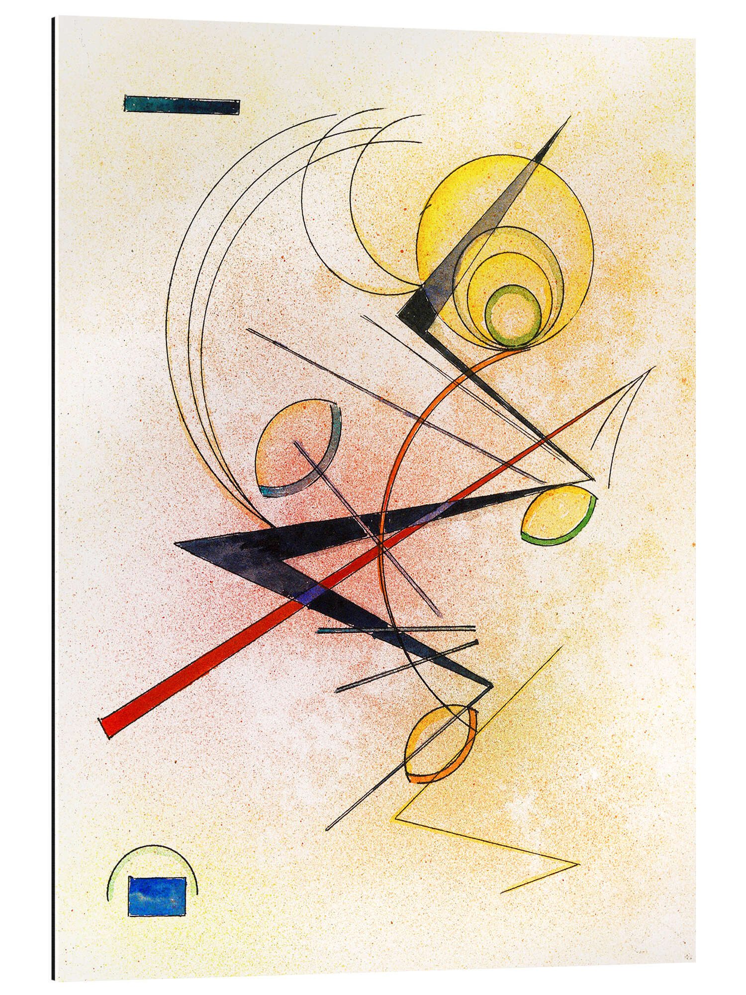 Posterlounge XXL-Wandbild Wassily Kandinsky, Kleines Warm, Malerei