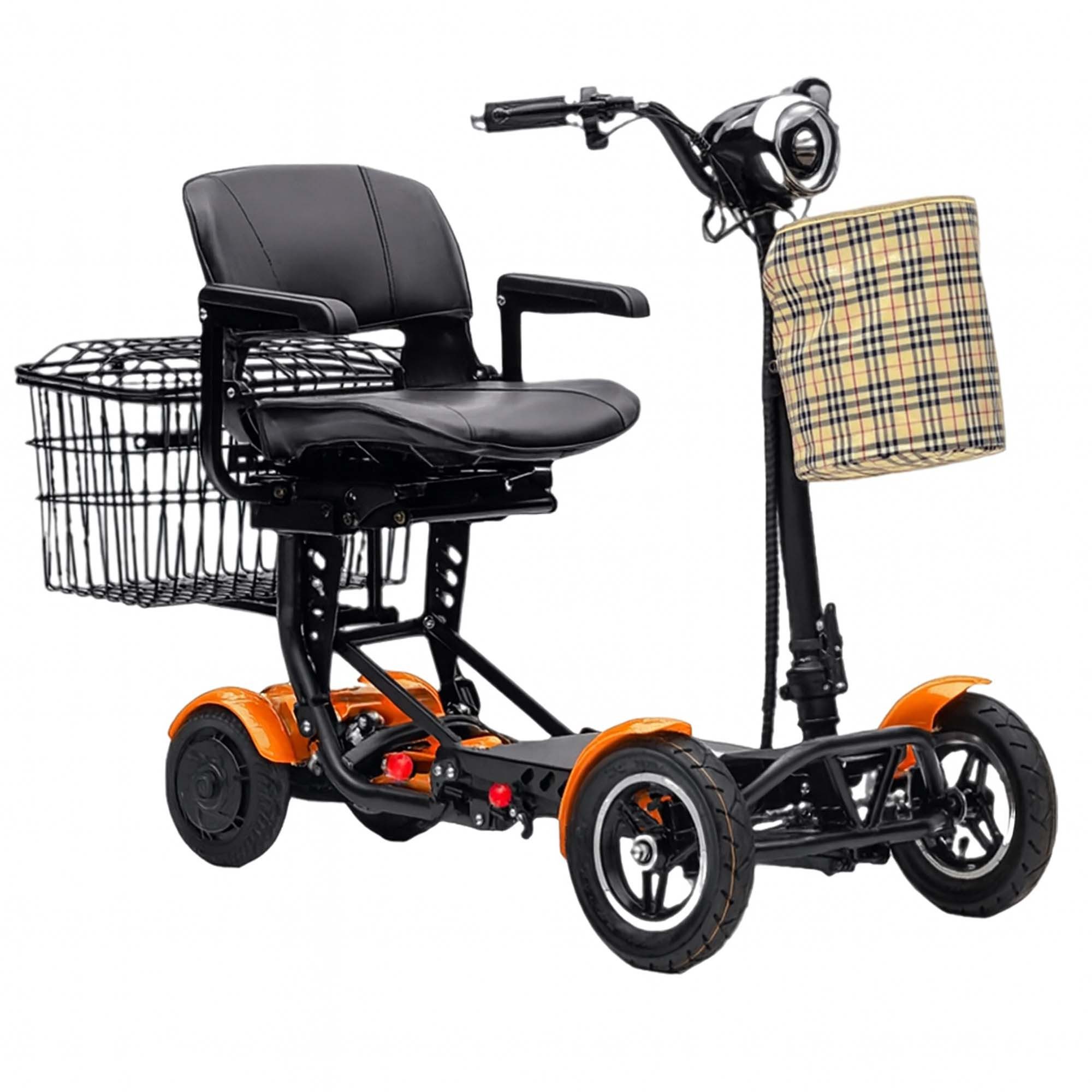 Urban Hopper E-Motorroller Elektro Seniorenmobil 4-Rad Mobilitätshilfe Faltbar Urban Hopper, 250 W, 6 km/h, Urban Hopper Best Ager Fold Lithium-Akku ca. 40km