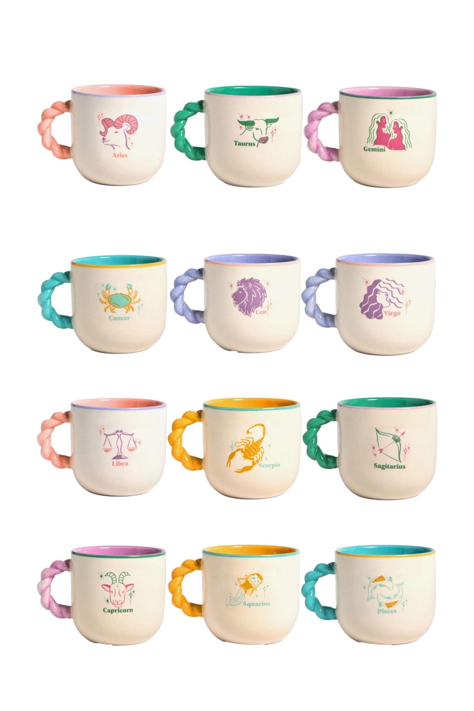 Becher Tasse mit Horoskop