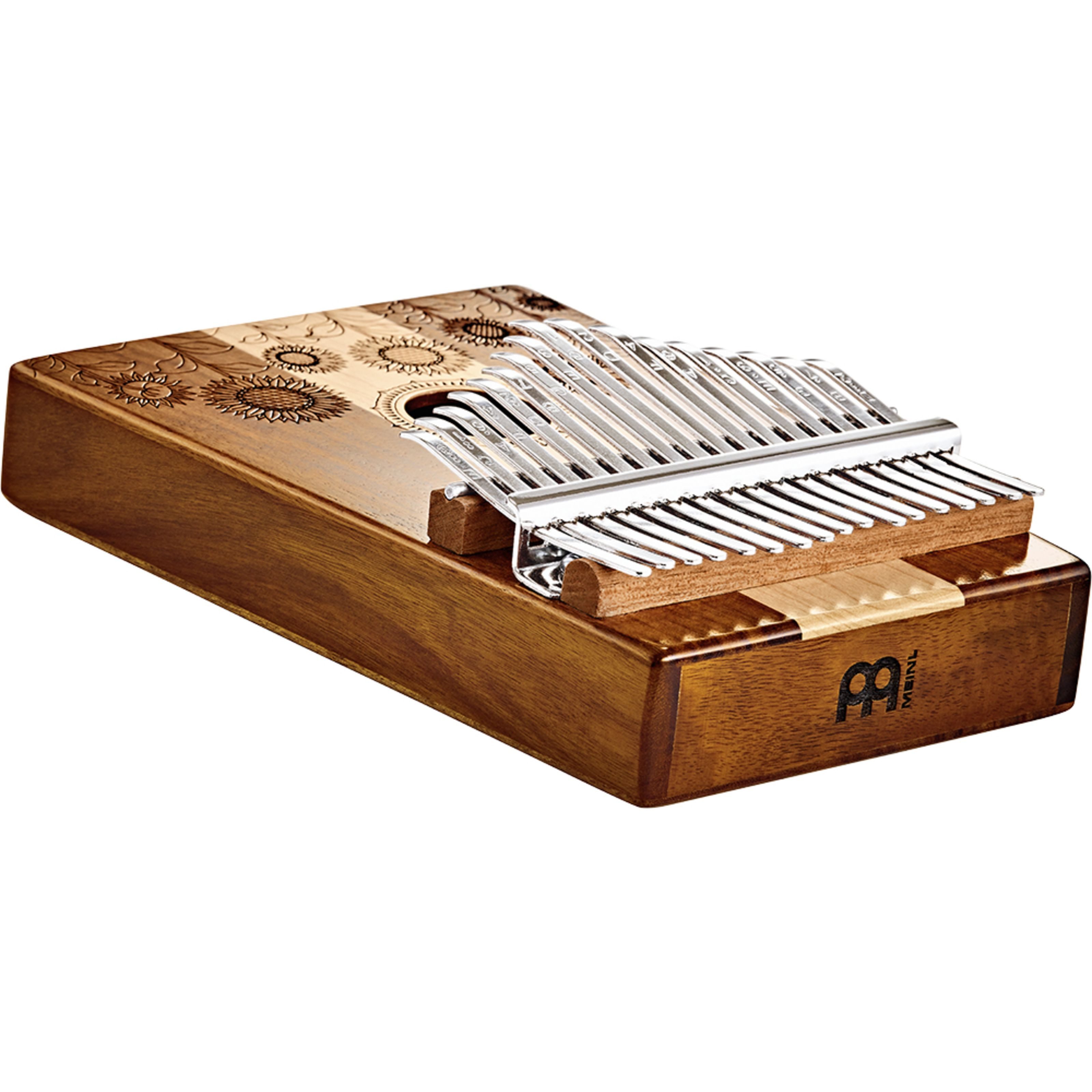 Meinl Percussion Kalimba, Percussion, Kalimbas, KL1706H Sound Hole Kalimba 17 Töne; Maple/Acacia - Kalimba
