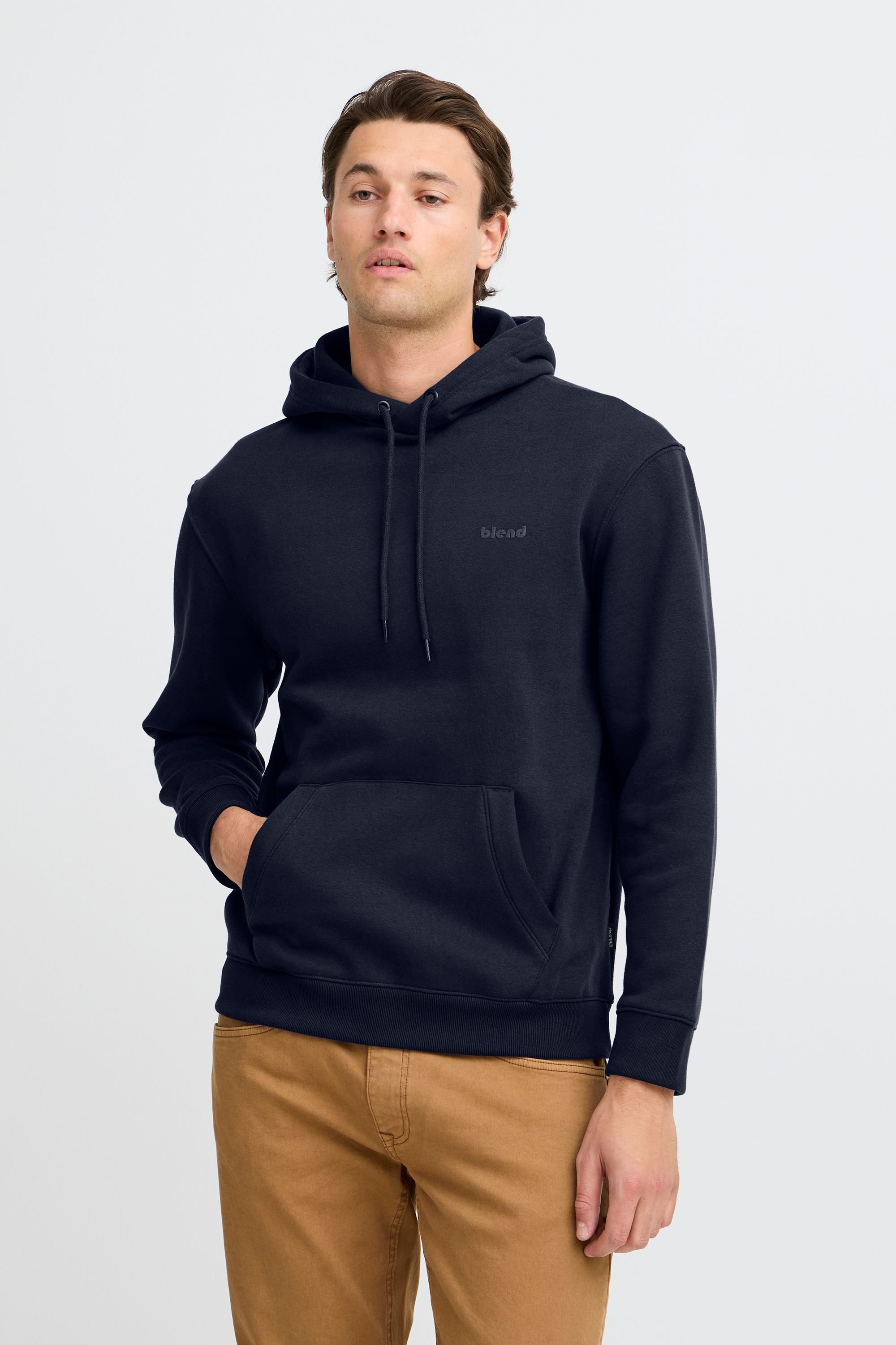Blend Kapuzenpullover BHDownton Klassisches Sweatshirt mit Rundhalsausschni günstig online kaufen