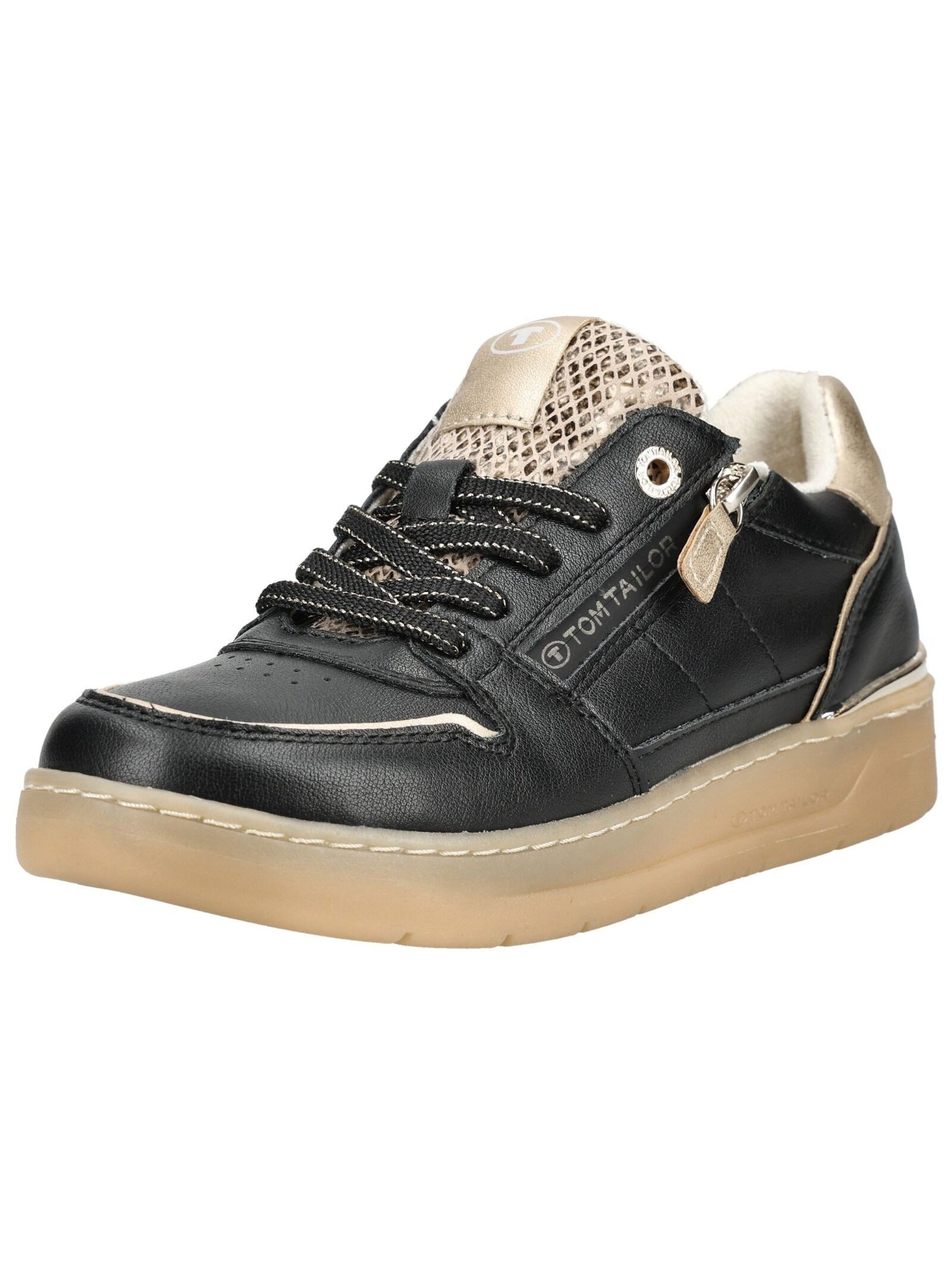 TOM TAILOR Sneaker Lederimitat/Textil . Sneaker (1-tlg)