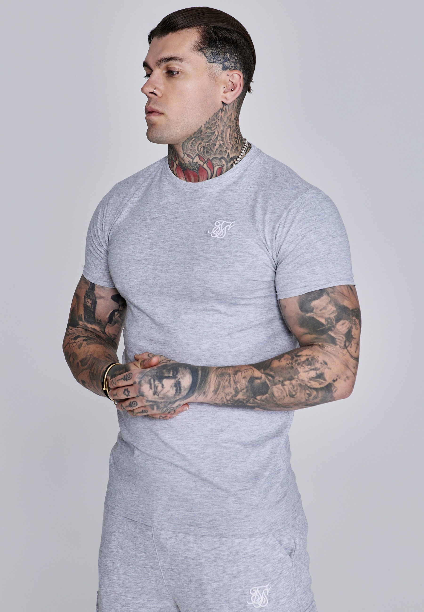 Siksilk T-Shirt SikSilk Herren Essentials T-Shirt günstig online kaufen