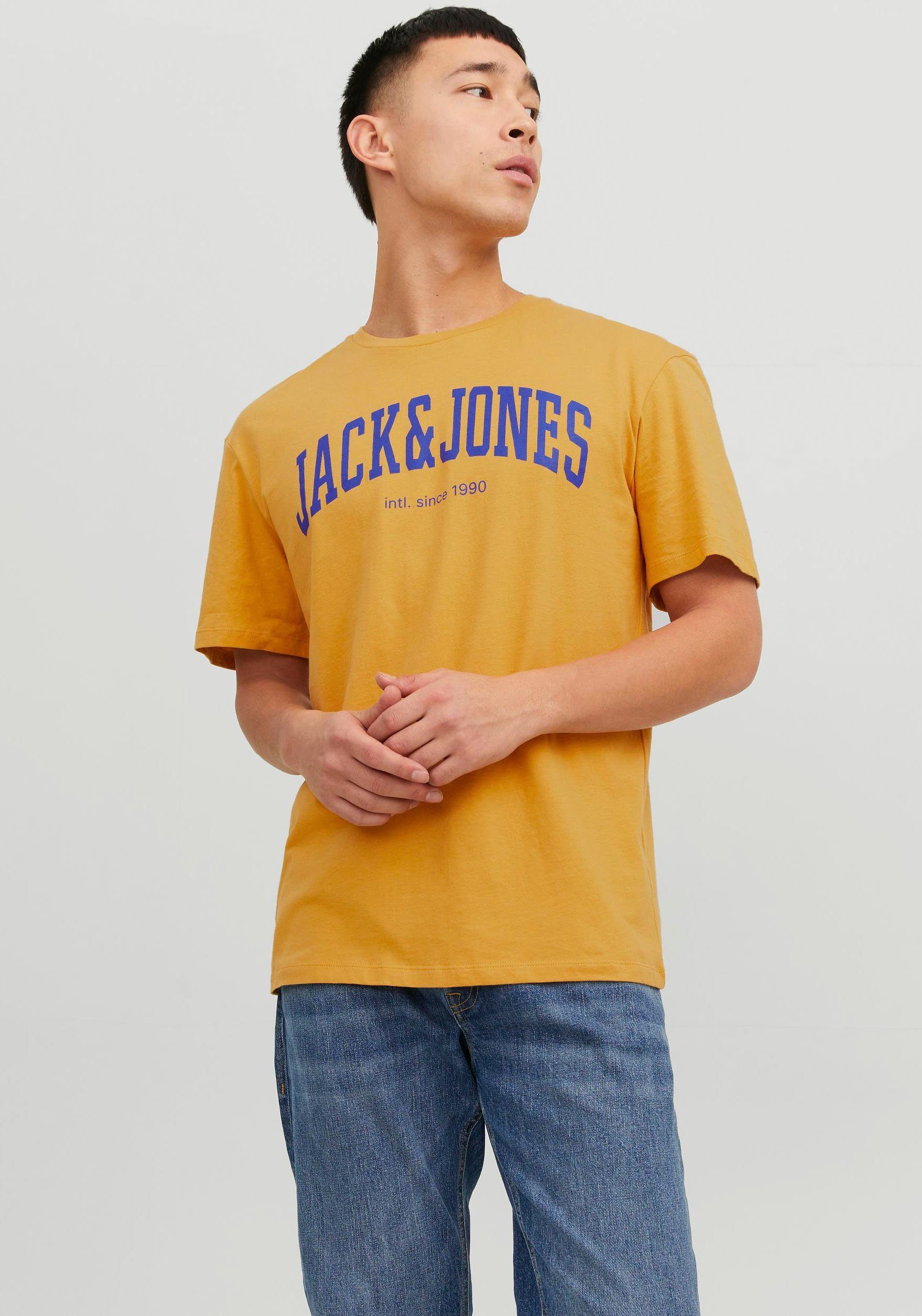 Jack & Jones Rundhalsshirt JJEJOSH TEE SS CREW NECK NOOS Honey Gold | T-Shirts