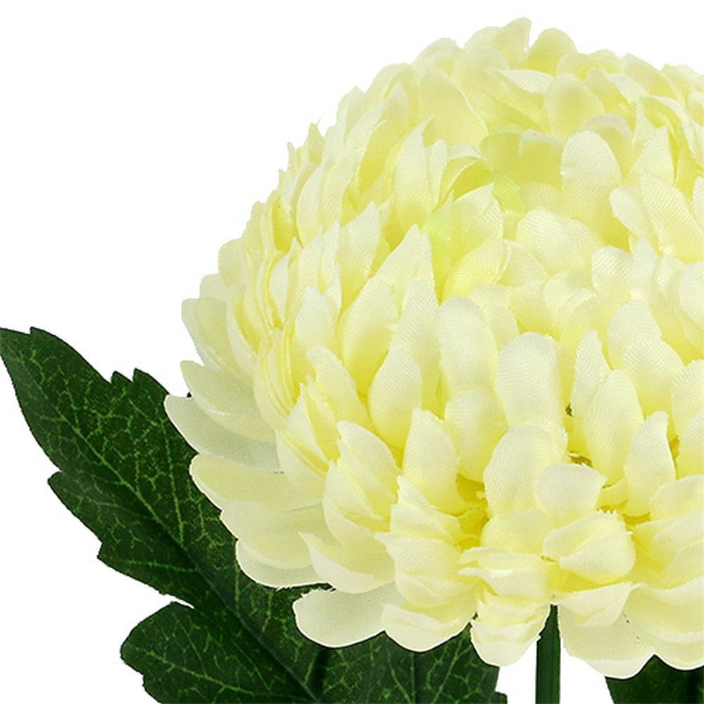 Kunstblume Chrysantheme Creme Künstliche Blume Deko günstig online kaufen