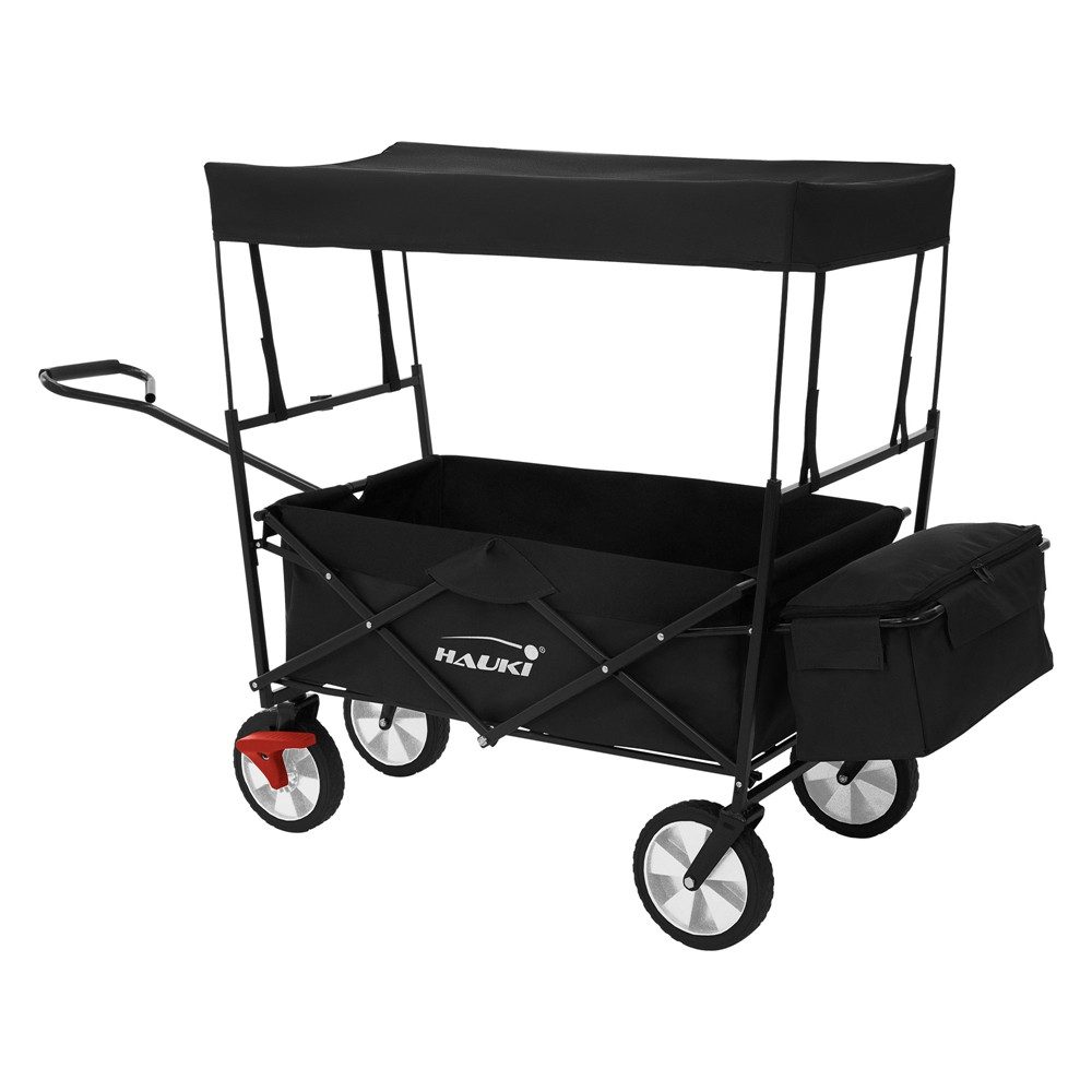 Bollerwagen Transportwagen für Kinder faltbar mit Dach und Tasche